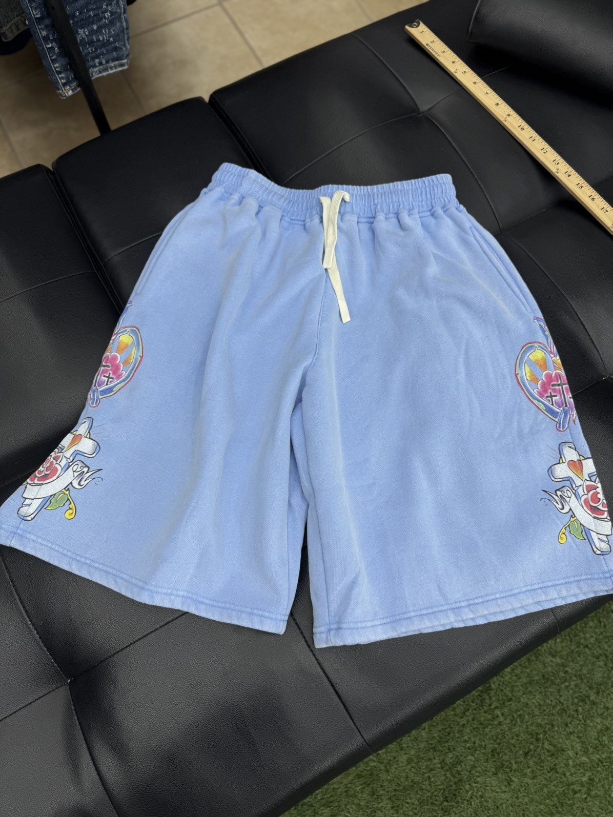 Other We Are Righteous Blue Cotton Shorts Size XXL (NEW) Size US 36 / EU 52 - 1 Thumbnail