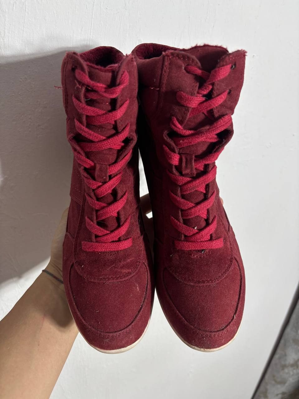 Other Isabel Marant Etoile style Suede Hi-Top Sneakers Shoes Size US 8 / IT 38 - 13 Thumbnail