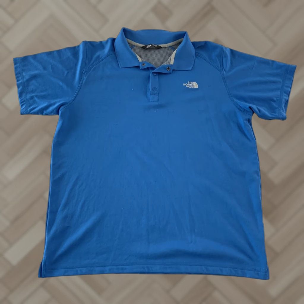 The North Face The North Face Polo Shirt Men L Blue Poly Snap Button Polo Shirt Size US L / EU 52-54 / 3 - 1 Thumbnail