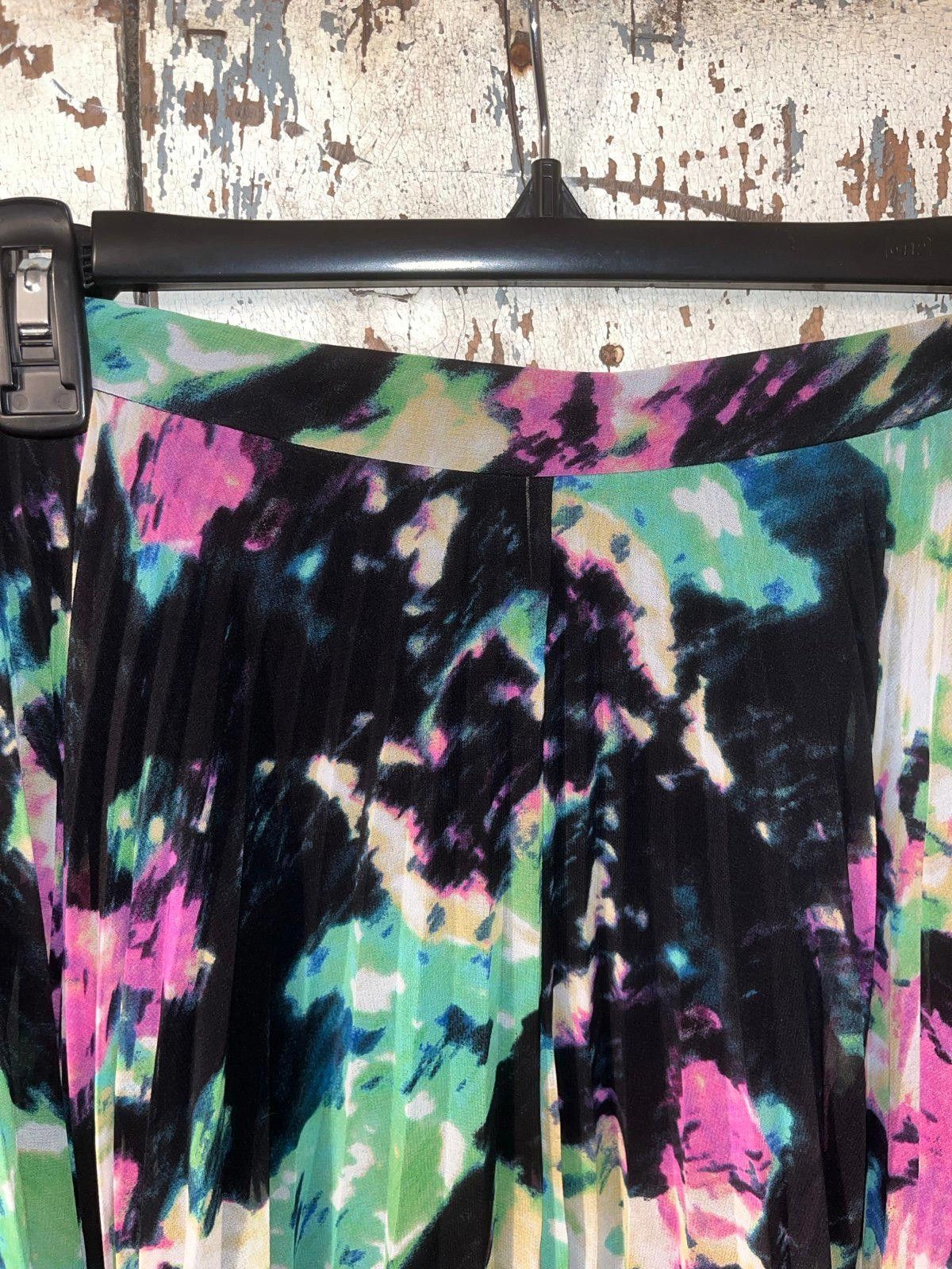 Whistles Whistles Pleated midi skirt size 6 abstract Size 28" / US 6 / IT 42 - 2 Thumbnail