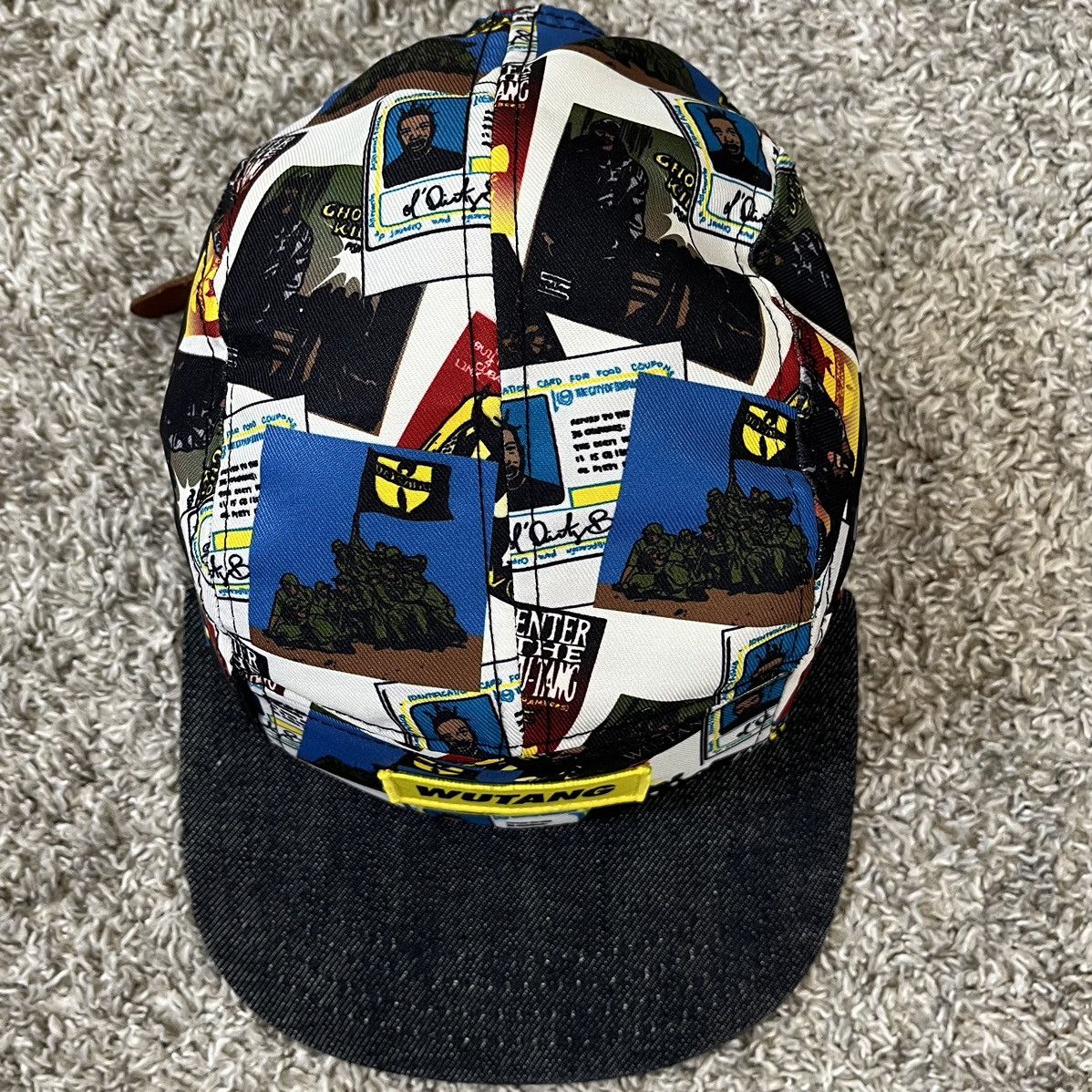 Wu-Tang Clan 🔴Wu-Tang 5 Panel Hat Discography Rare WuTang Cap Rza Gza Size ONE SIZE - 11 Thumbnail