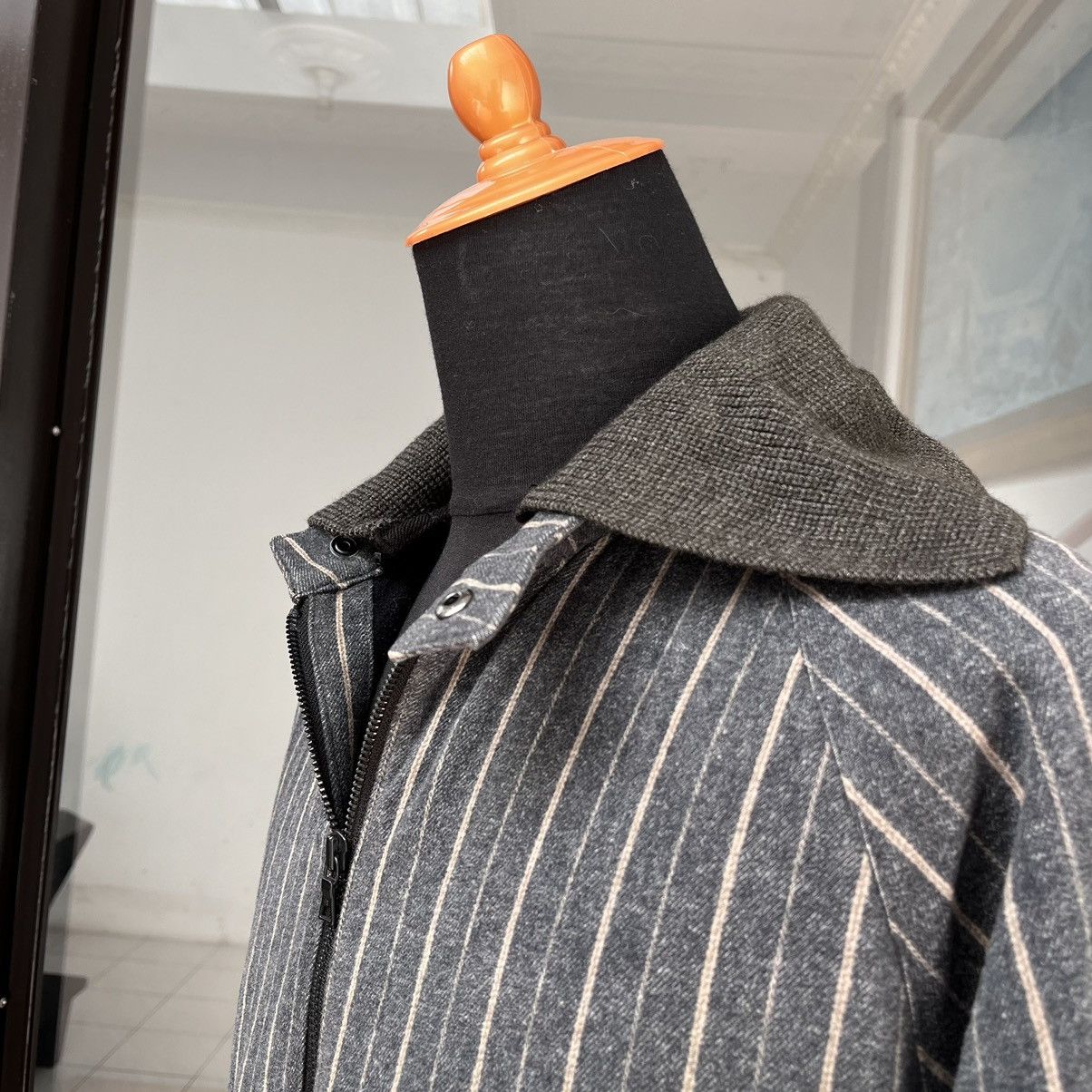 Paul Smith Biker Jacket Paul Smith London Striped Grey Size US L / EU 52-54 / 3 - 5 Thumbnail