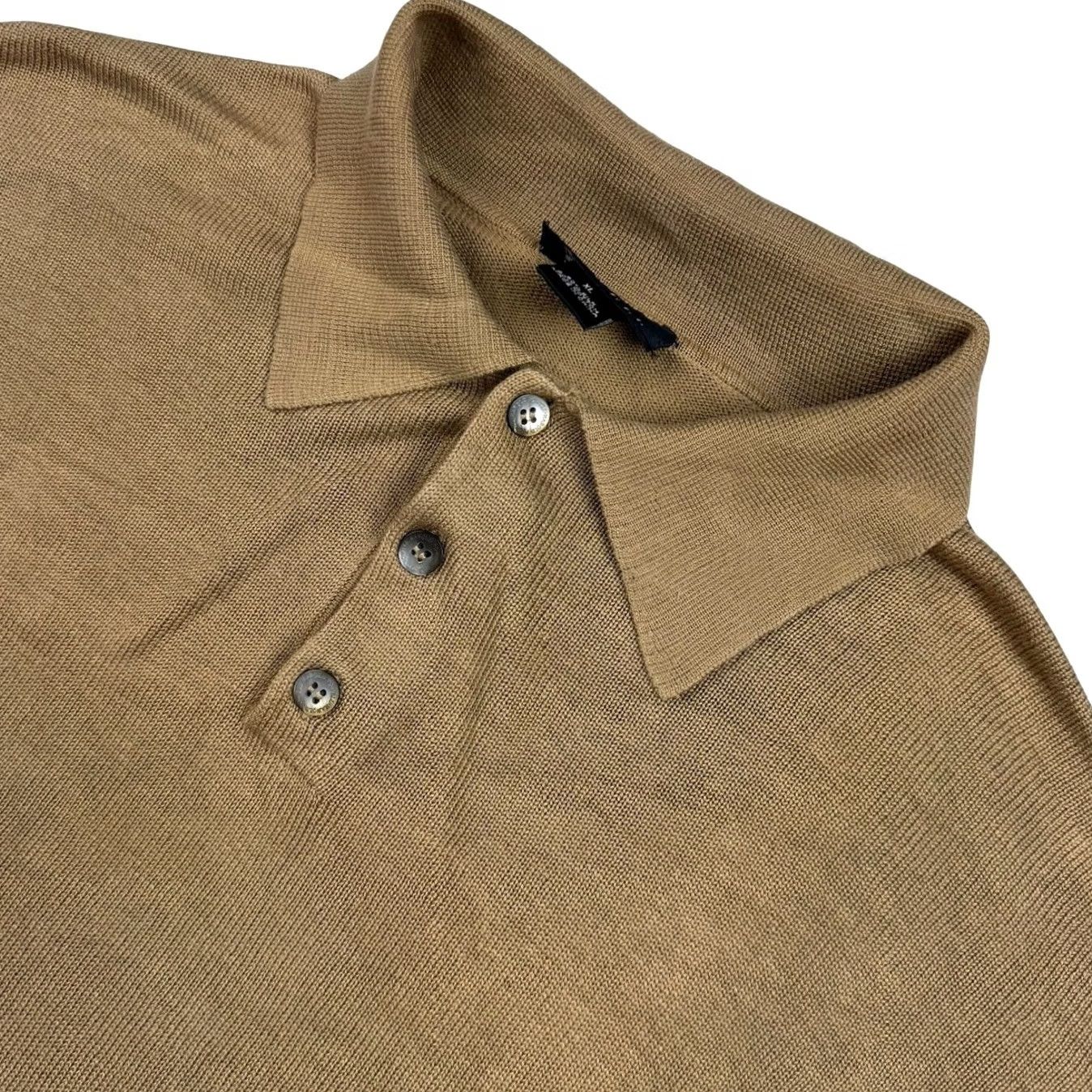 Vintage Harold Powell Sweater Brown XL Silk Blend L/S Pullover Shirt? Size US XL / EU 56 / 4 - 2 Thumbnail