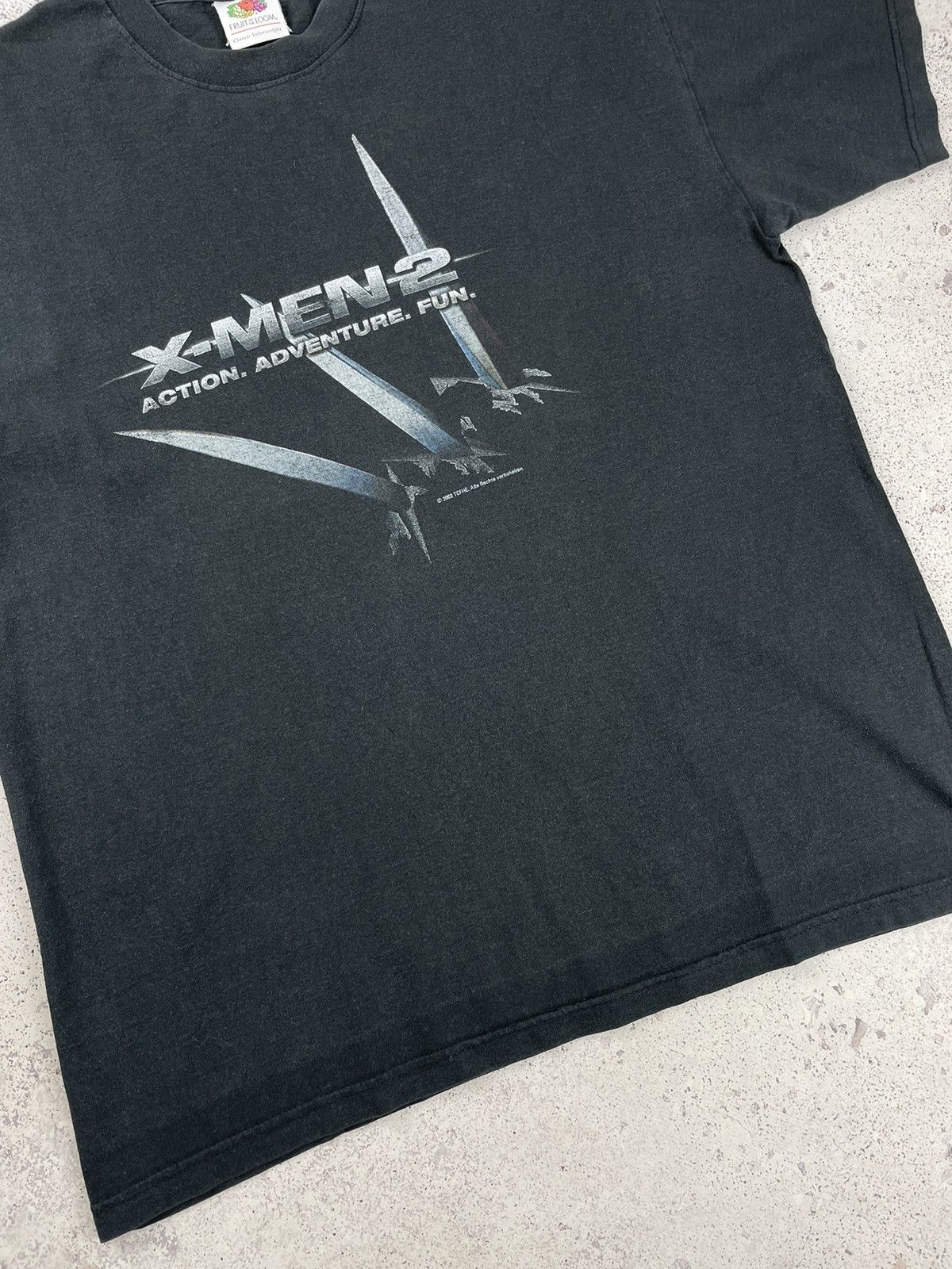 Marvel Comics × Vintage Vintage 2003 X-Men Logo Tee T-shirt Size US L / EU 52-54 / 3 - 3 Thumbnail