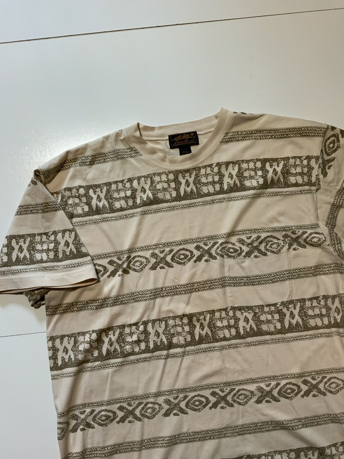 Eddie Bauer Vintage Eddie Bauer Tribal Southwestern Stripe Pocket Shirt Size US XL / EU 56 / 4 - 3 Thumbnail