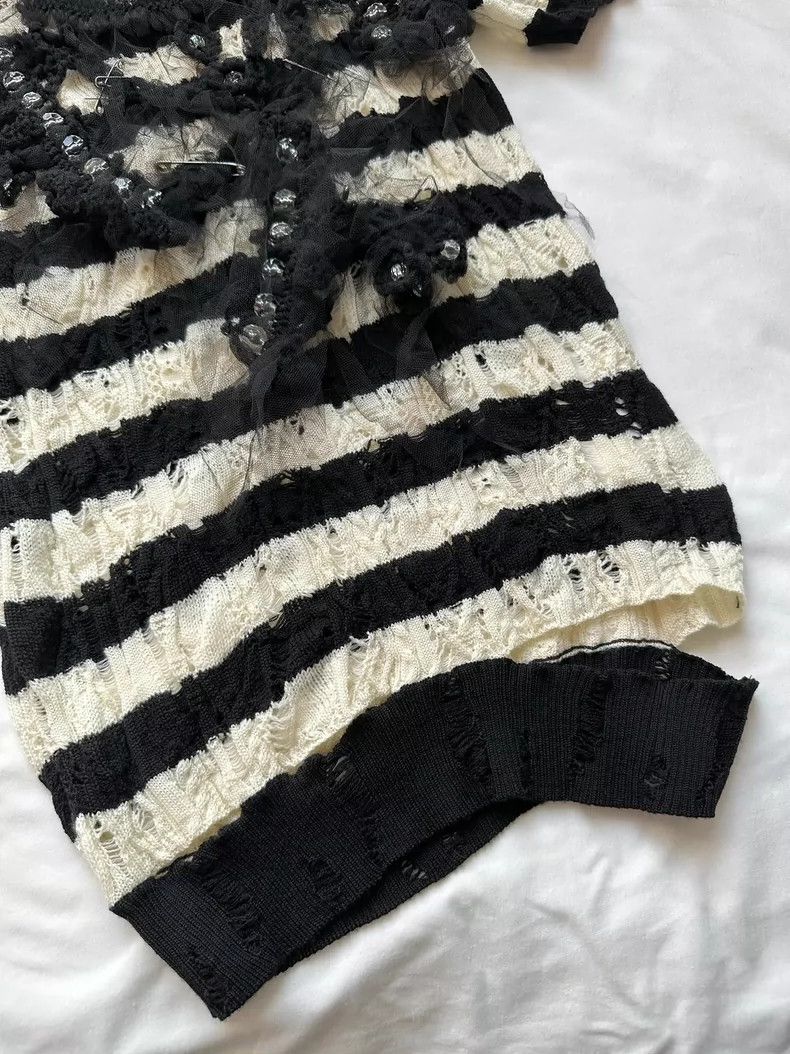 Comme des Garcons Comme Des Garcons Knitted short sleeves Size S / US 4 / IT 40 - 6 Thumbnail