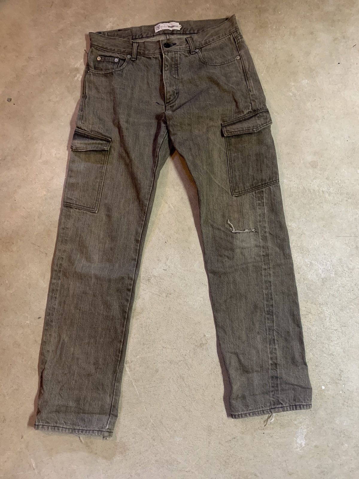 image of Neighborhood Faded Black Jeans, Men's (Size 31)