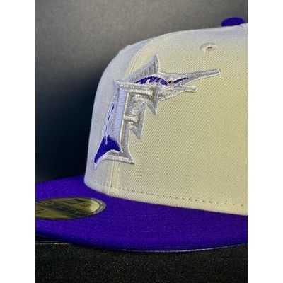 New Era Florida Marlin 1 of 36 Hat DripChekn 59FIFTY 7 ½ Limited Cre Size ONE SIZE - 6 Thumbnail
