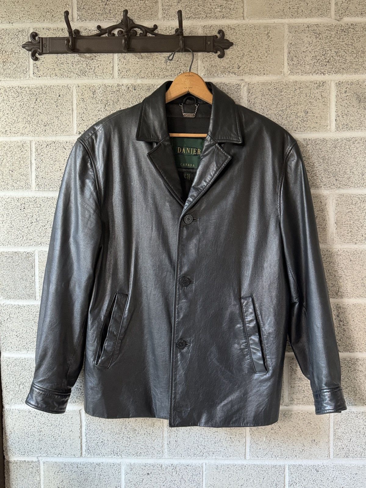 Danier Vintage Baggy Leather Danier Jacket Size US M / EU 48-50 / 2 - 1 Thumbnail