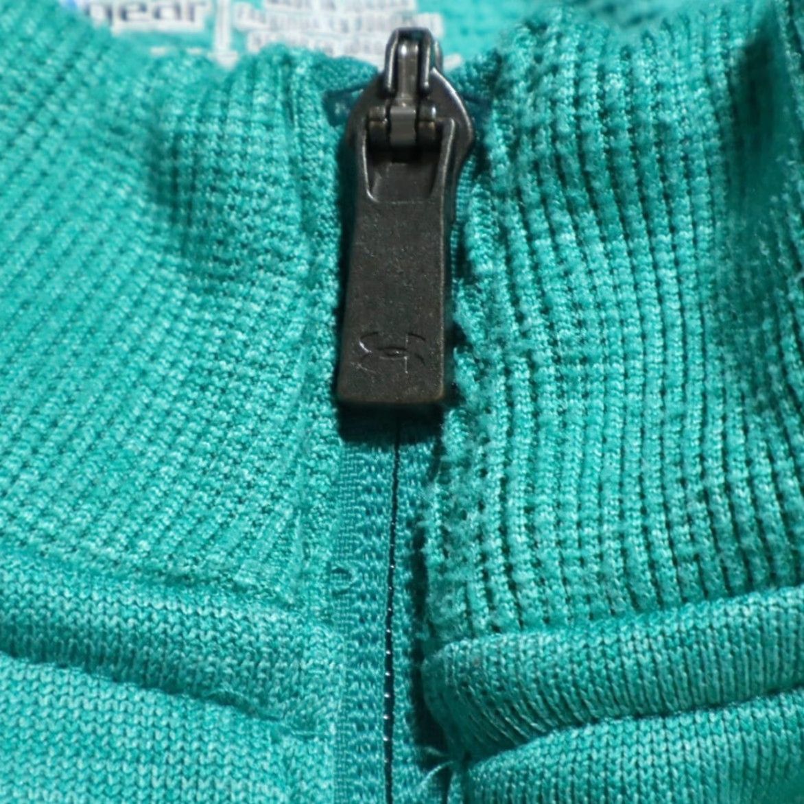 Under Armour Under Armour Coldgear Loose Knit Pullover Solid Mock Long Sleeve Sweatshirt Green Men's XL Shirt Size US XL / EU 56 / 4 - 6 Thumbnail