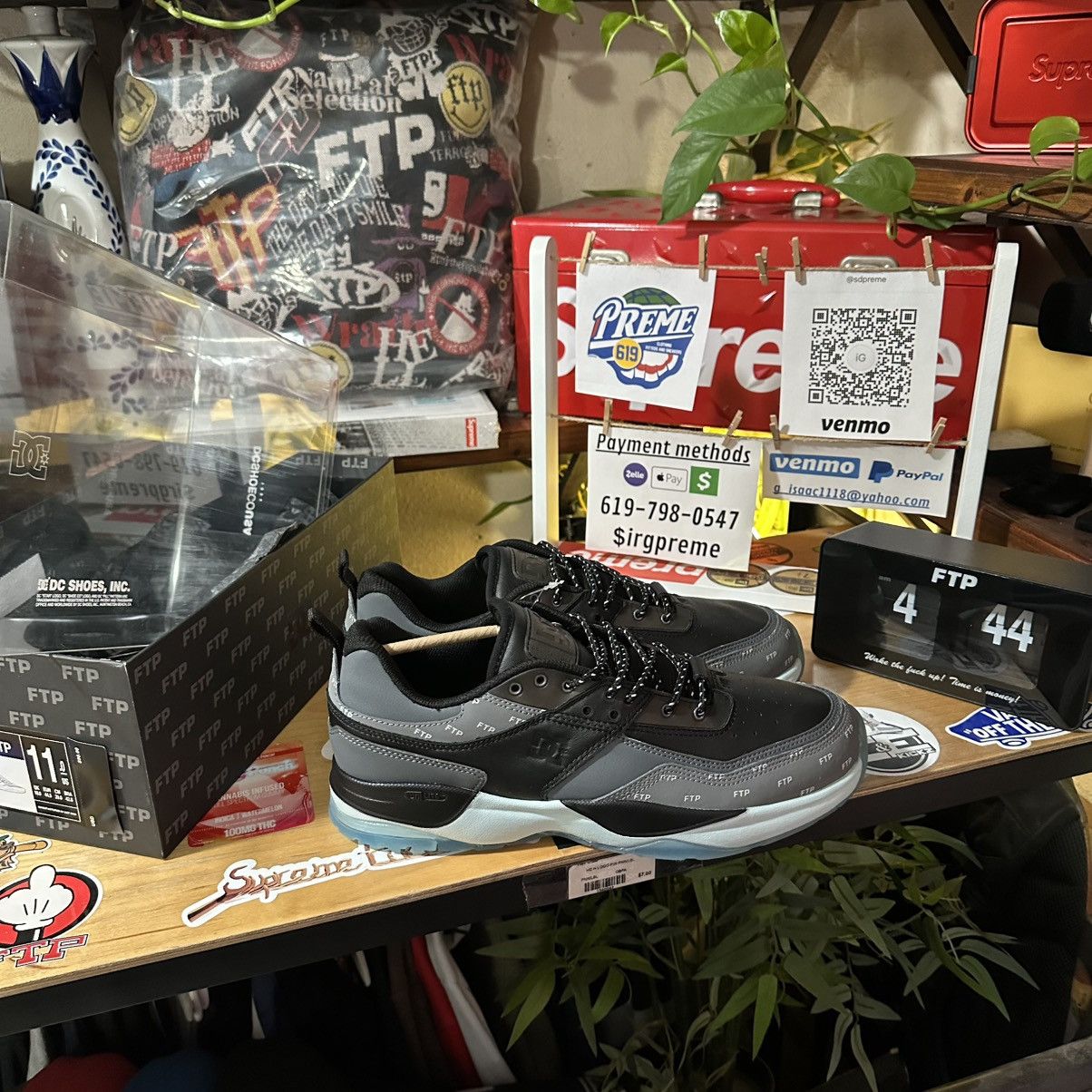 DC × Fuck The Population Ftp DC Tribeka Black Ds size 11m Size US 11 / EU 44 - 2 Thumbnail