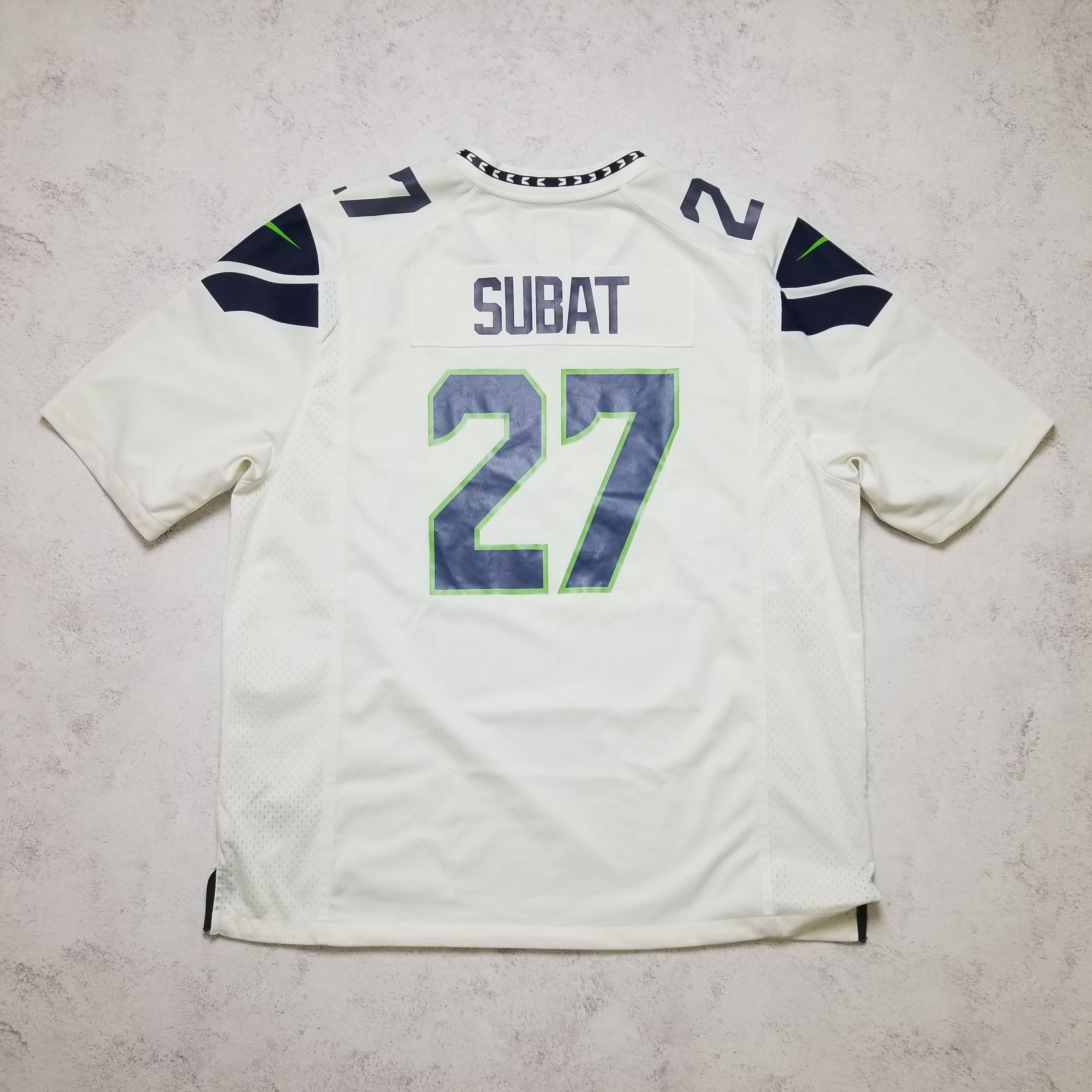 Nike Nike Seattle Seahawks # 27 Subat NFL Jersey Size US XXL / EU 58 / 5 - 3 Thumbnail