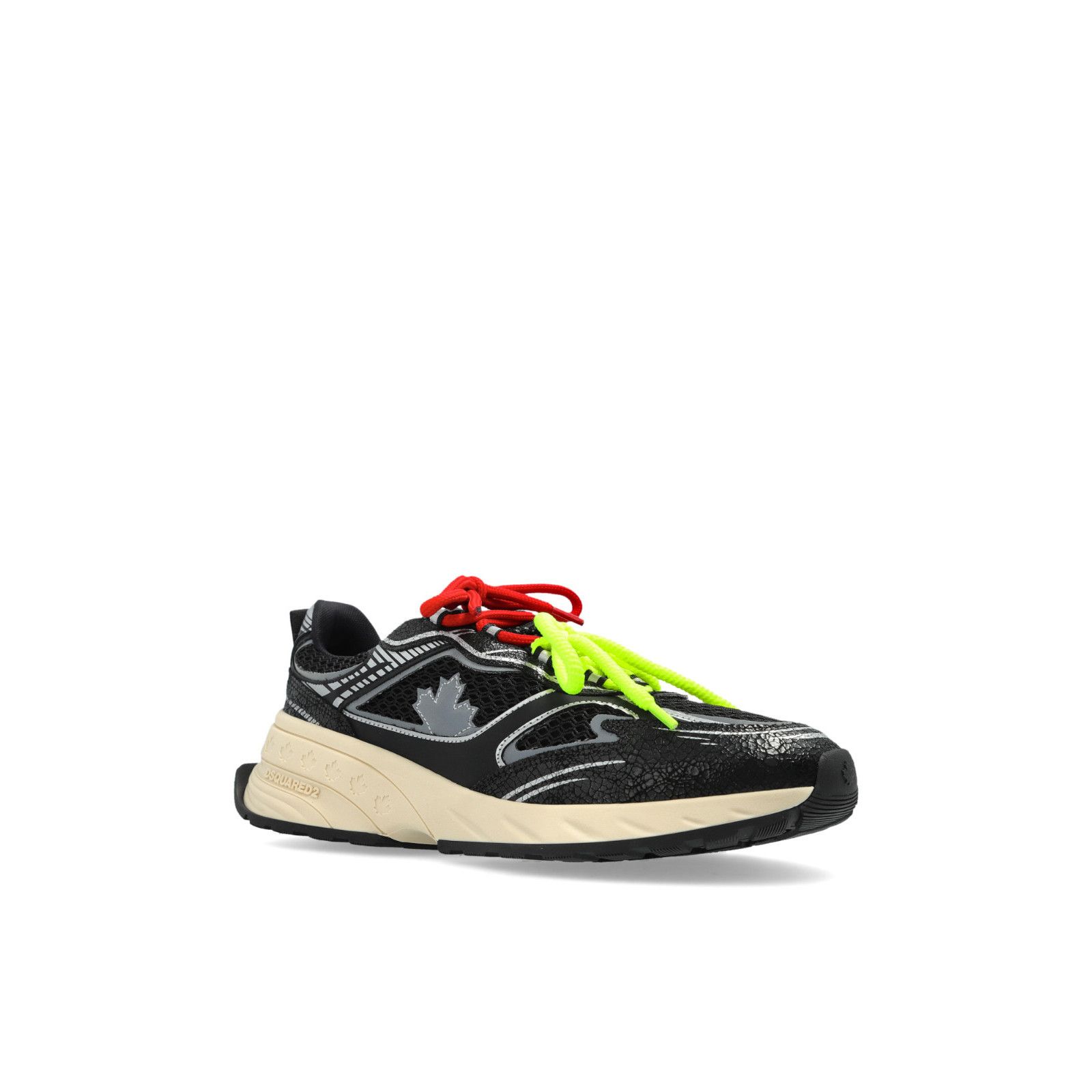 Dsquared2 DSQUARED2 'Sprinter' Black Sports Shoes New & Authentic (Wom Size US 5 / IT 35 - 2 Thumbnail