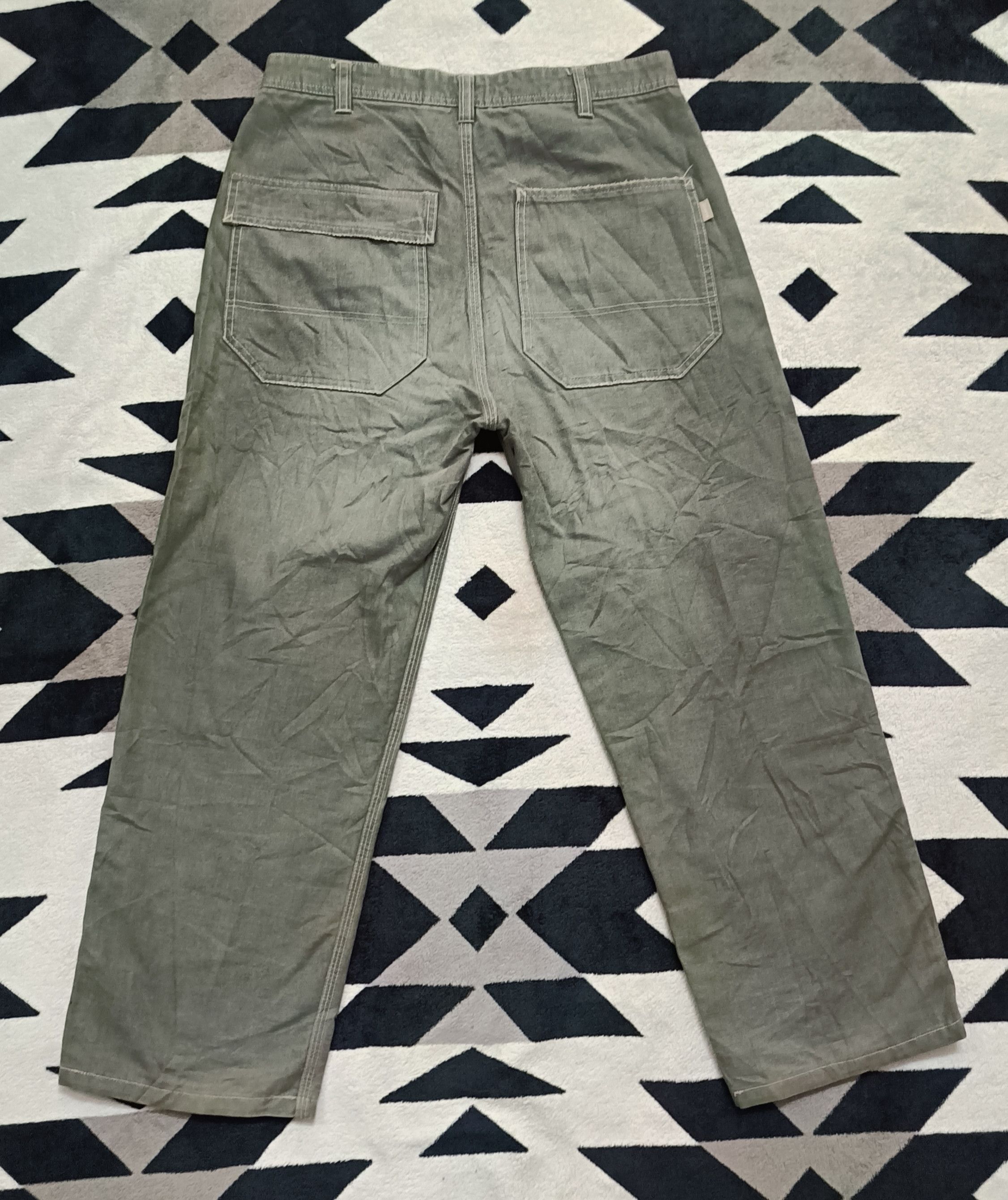 Stussy 🔥🔥 Rare Stussy Carpenters Army Green Pant Size US 32 / EU 48 - 2 Thumbnail