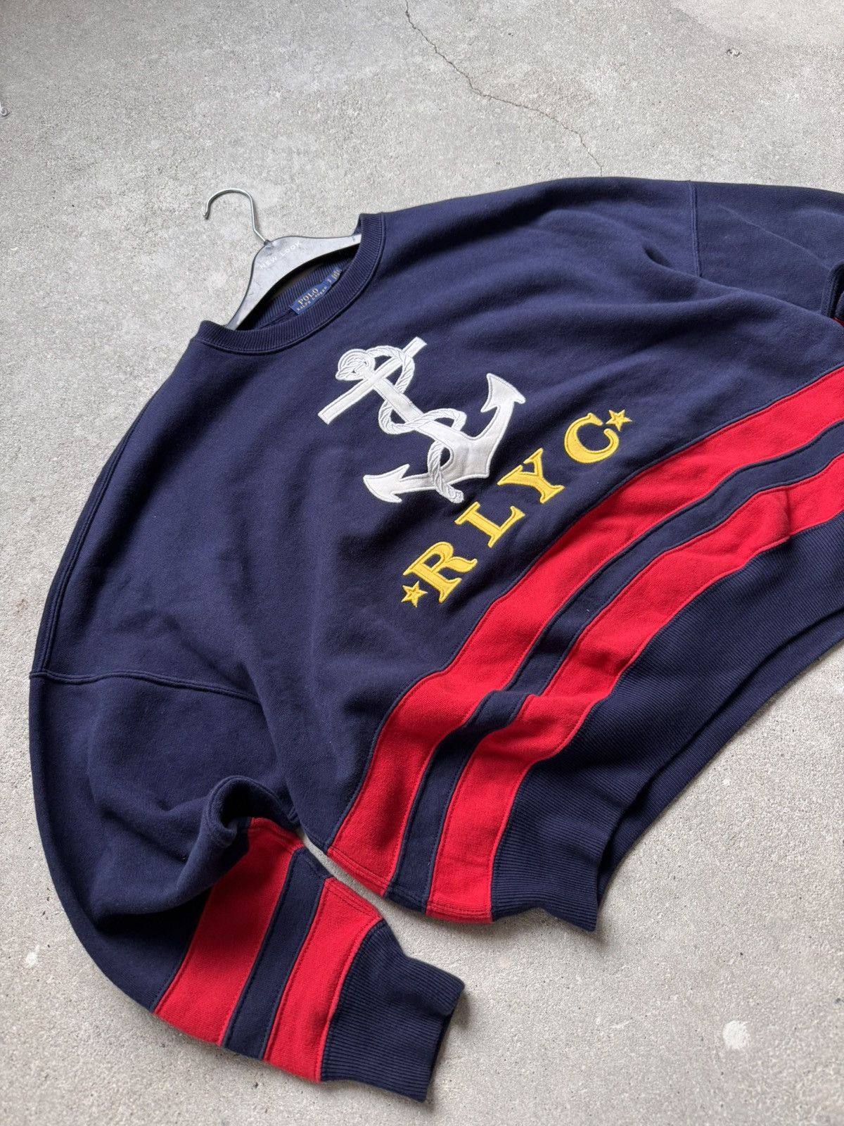 Polo Ralph Lauren × Ralph Lauren × Vintage Vintage Polo Ralph Lauren Yachting Sweatshirt Size S / US 4 / IT 40 - 3 Thumbnail