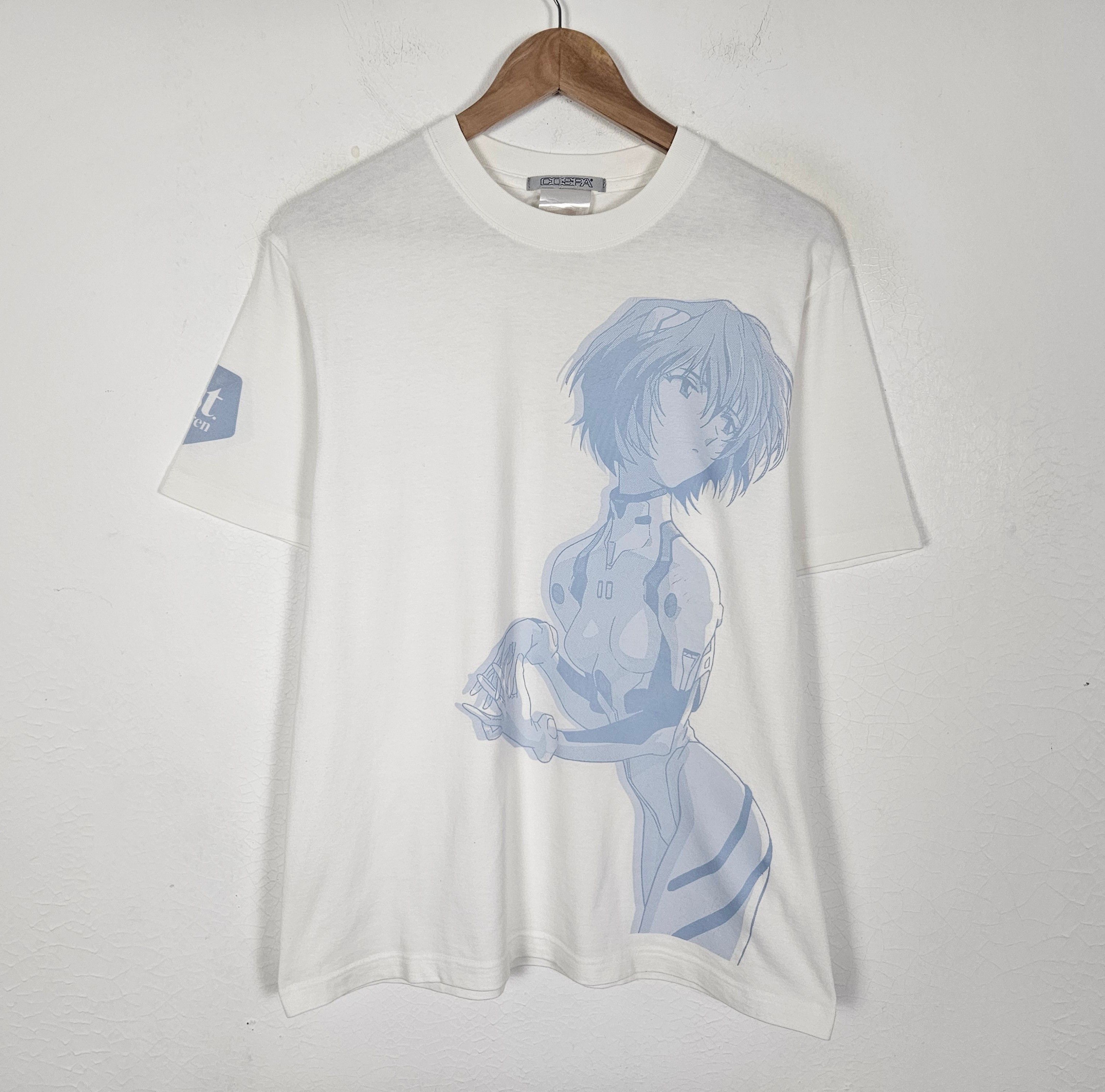 トップス VINTAGE COSPA EVANGELION - REI AYANAMI - Anime Vintage Rei Ayanami Neon Genesis Evangelion EVA cospa shirt
