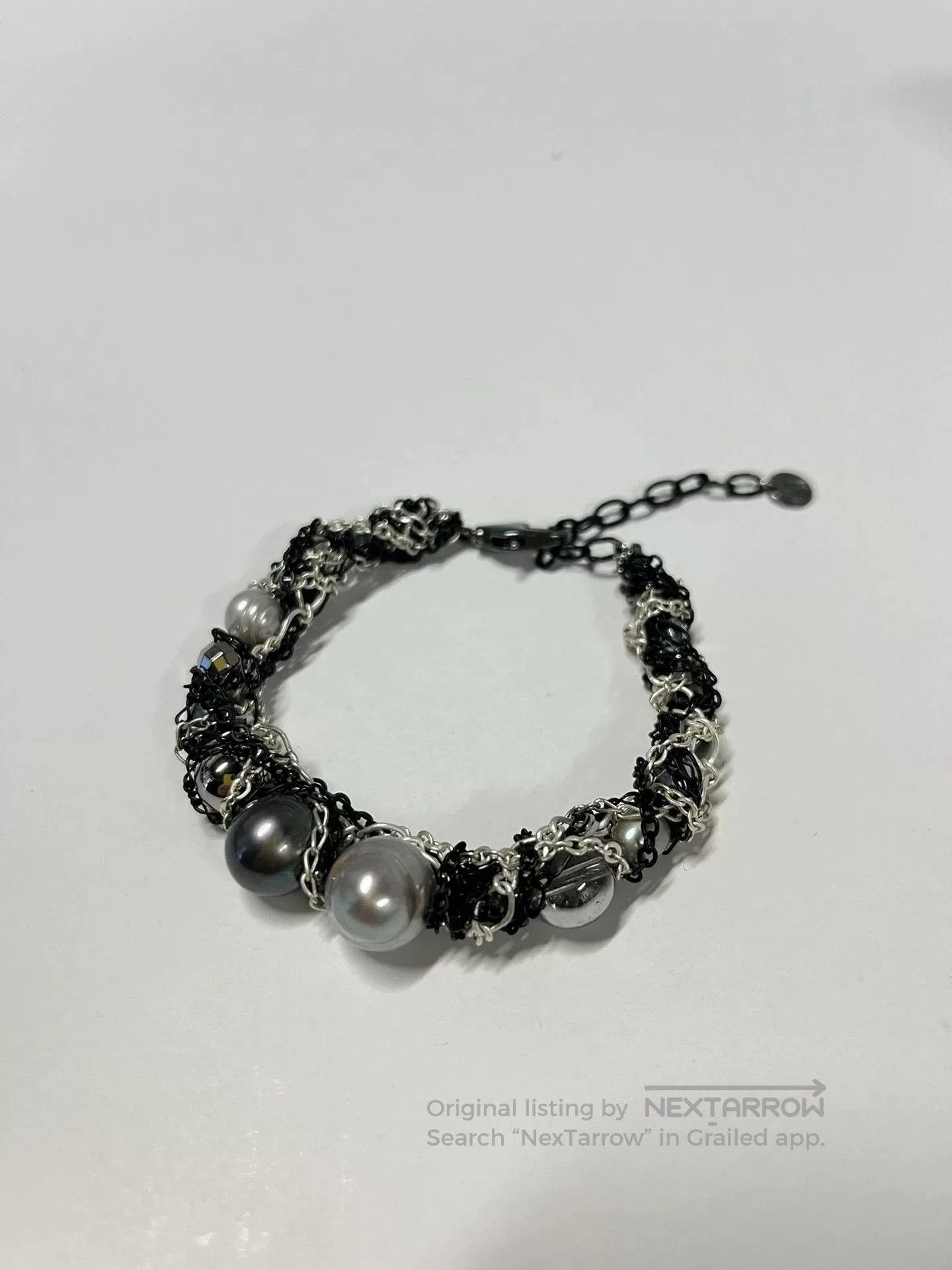 Gunda Gunda Irregular Pearl Chain Bracelet. Size ONE SIZE - 1 Thumbnail