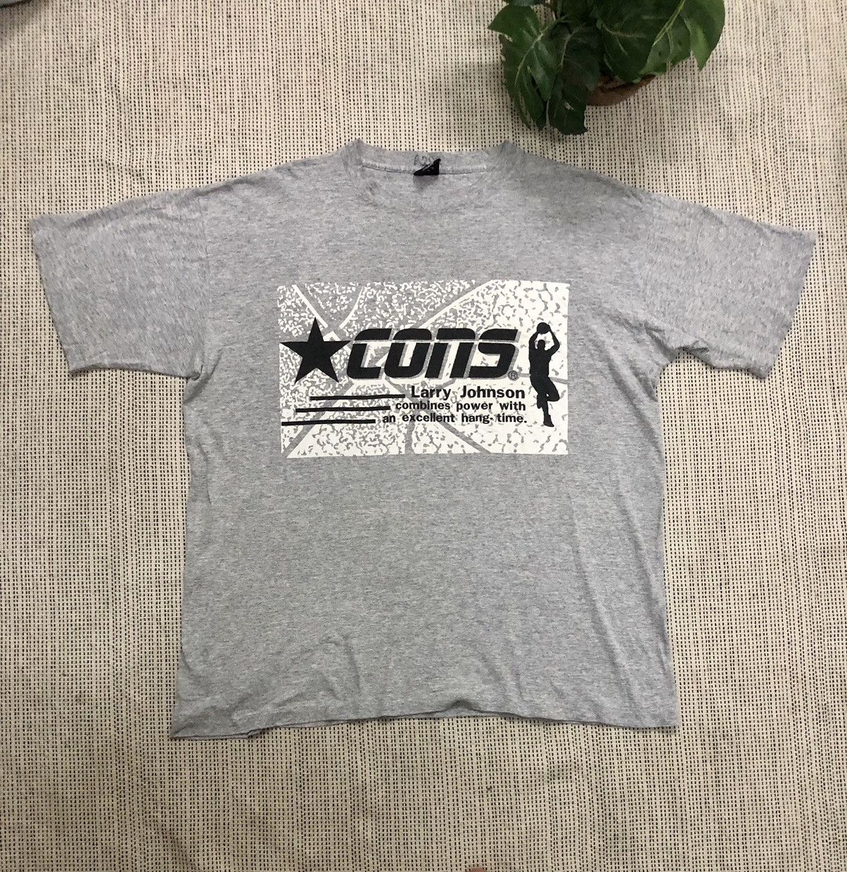 Converse × Vintage Vintage 90’s Converse x Larry Johnson Made in usa tee Size US L / EU 52-54 / 3 - 2 Thumbnail