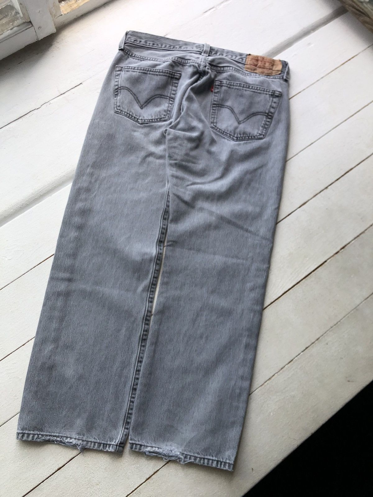 Levi's Avant Garde Distressed Levis 501 Mudwash baggy pants Jeans Size US 36 / EU 52 - 1 Thumbnail
