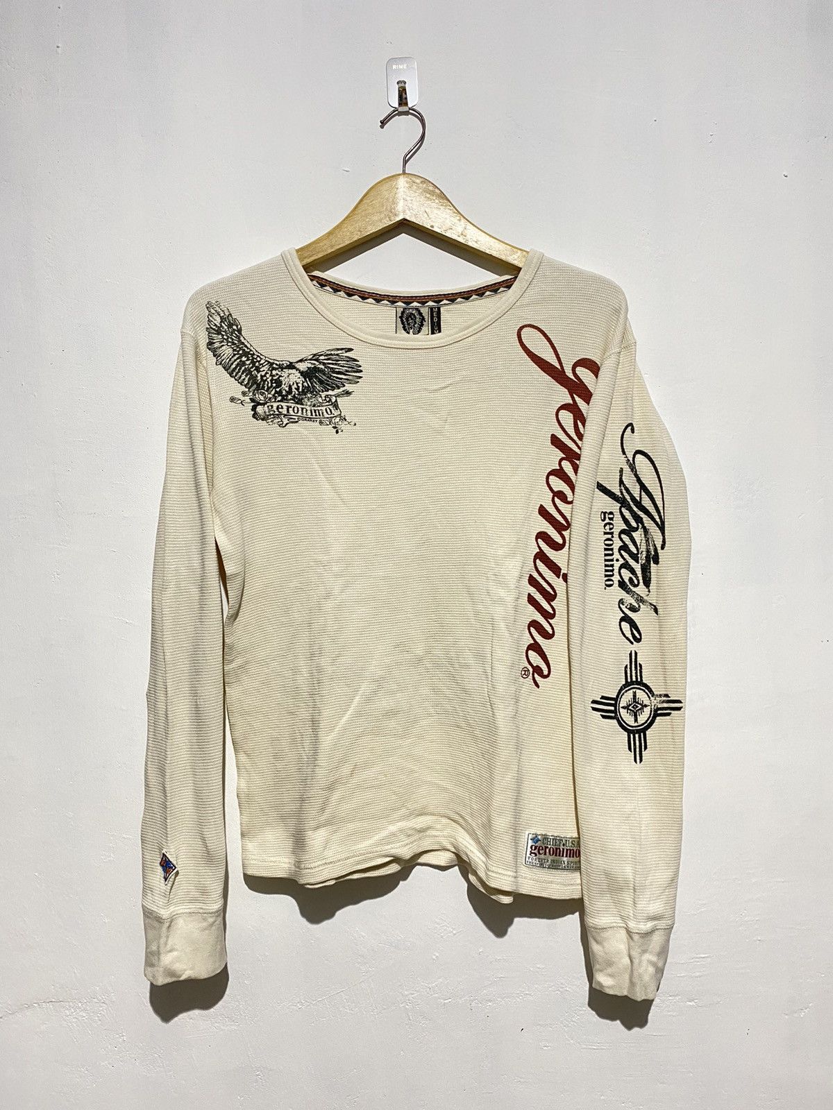 Geronimo native american longsleeve tshirts
