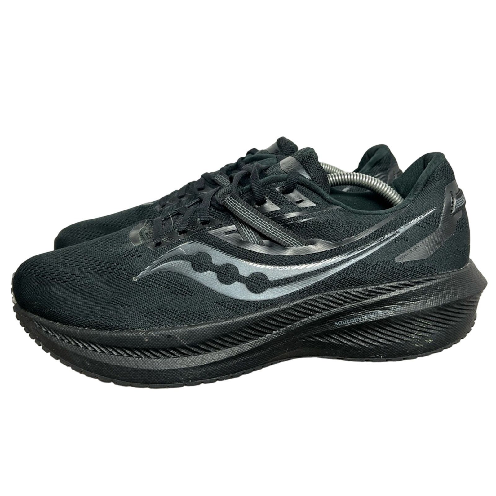 Saucony Saucony Mens Triumph 20 S20759-12 Black Running Shoes EUC Size US 12 / EU 45 - 1 Thumbnail