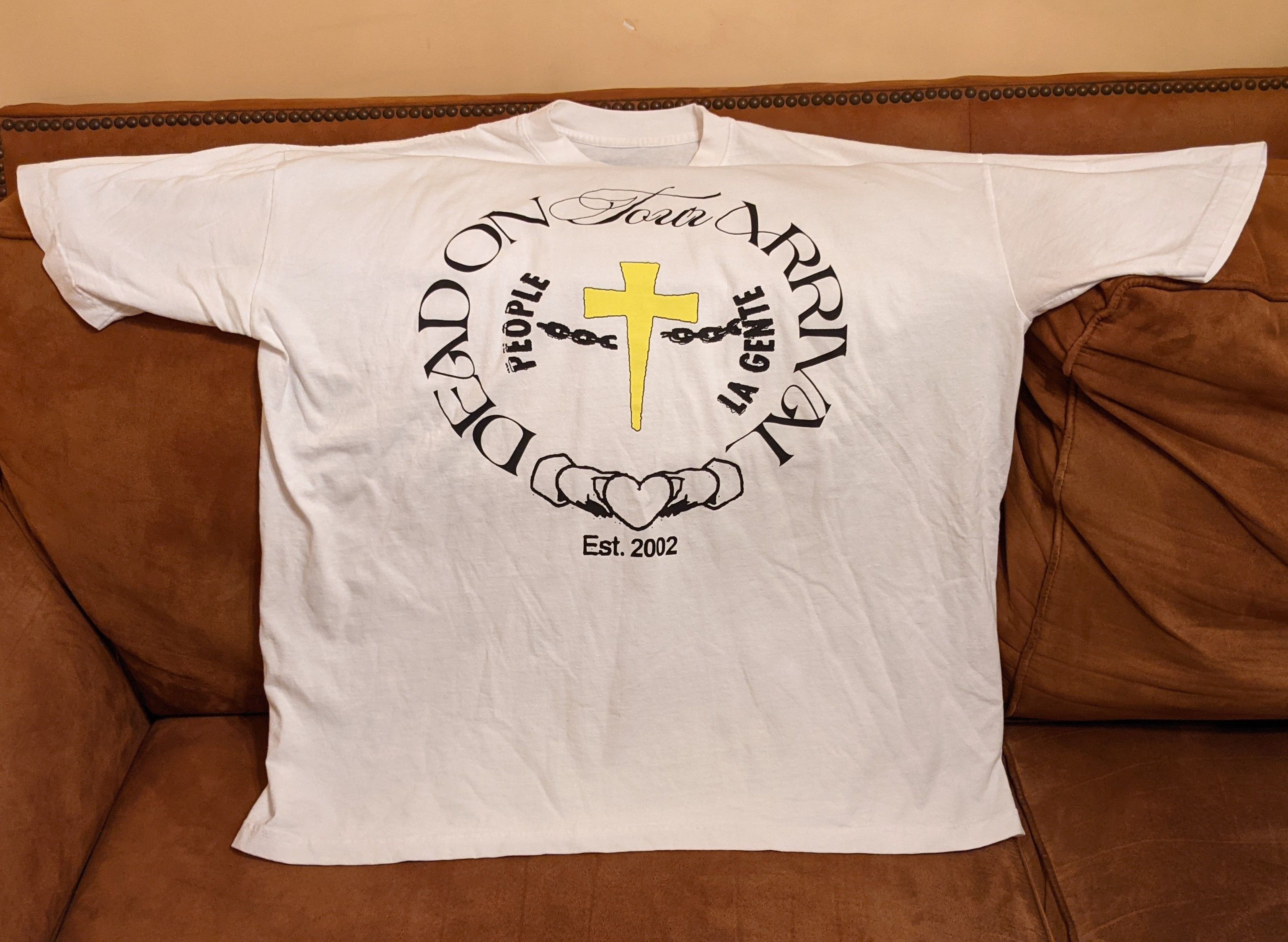 Other ericdoa DEAD ON ARRIVAL TOUR White T Shirt Size US XXL / EU 58 / 5 - 1 Thumbnail