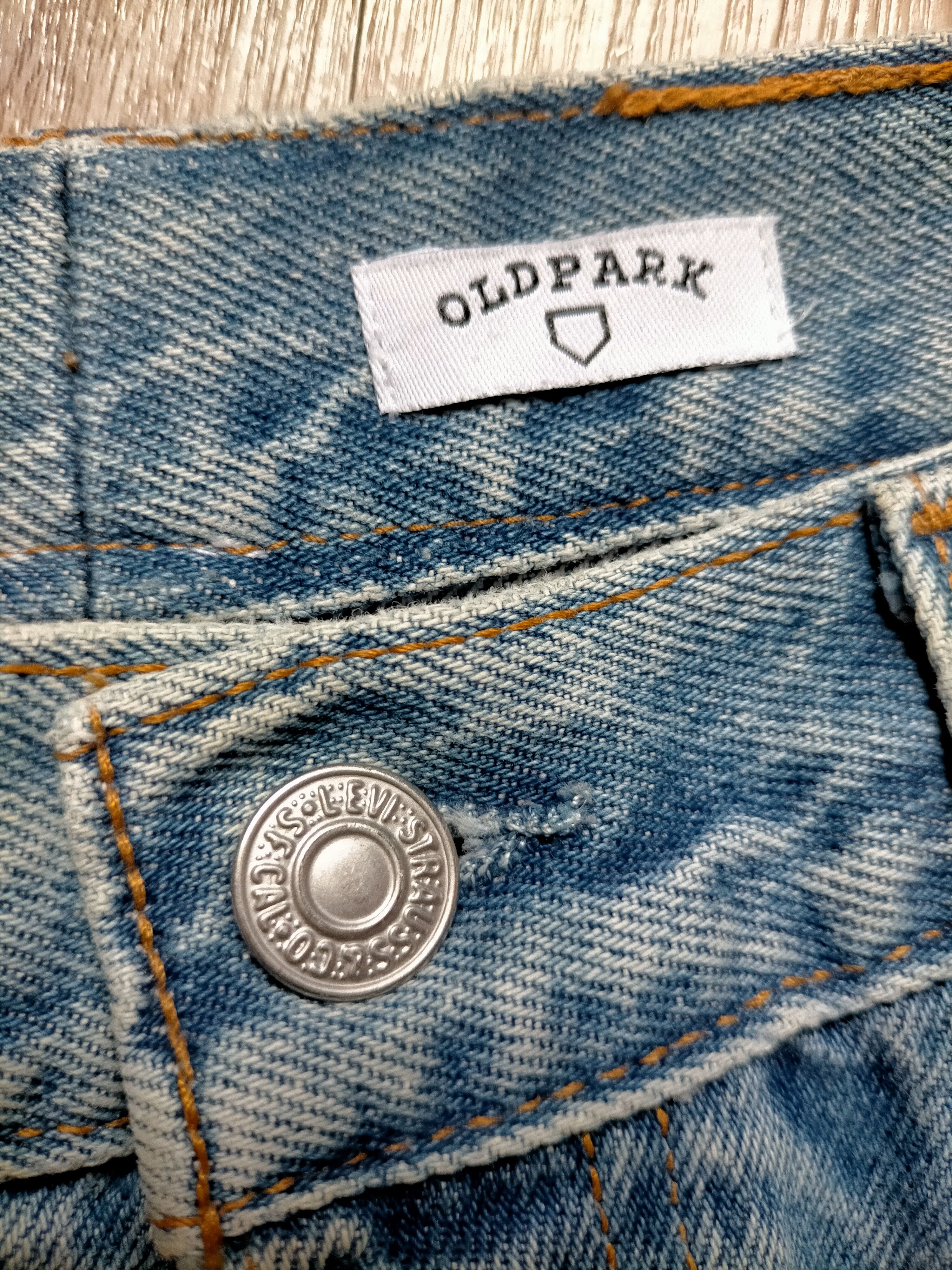 Levi's Vintage Levis 501 x Old Park Upcycle Blue Jeans Size US 30 / EU 46 - 18 Thumbnail