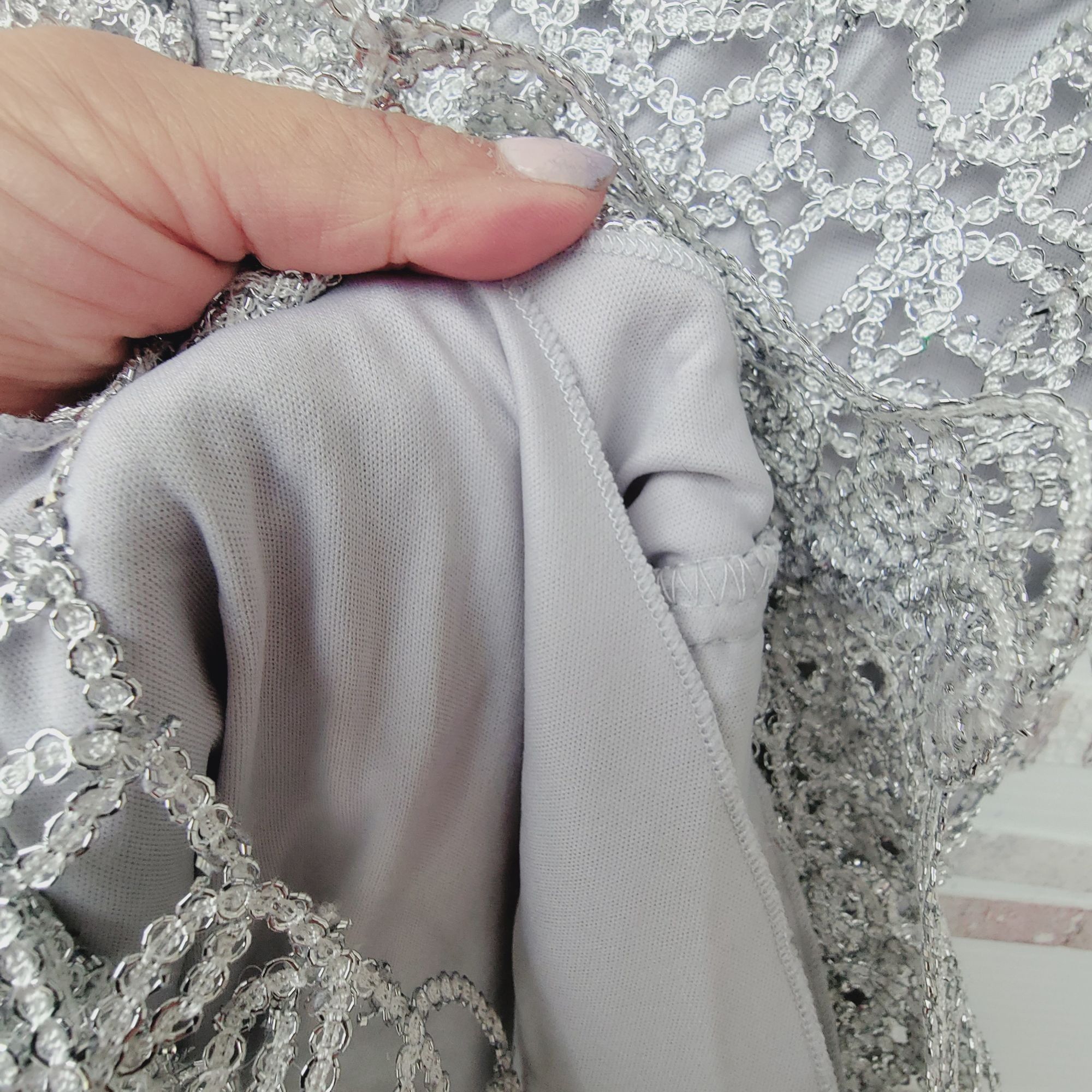 Sz 8 Women\'s Dress Premier Amour Formal silver Gray Party C -  ilac.rochib.com