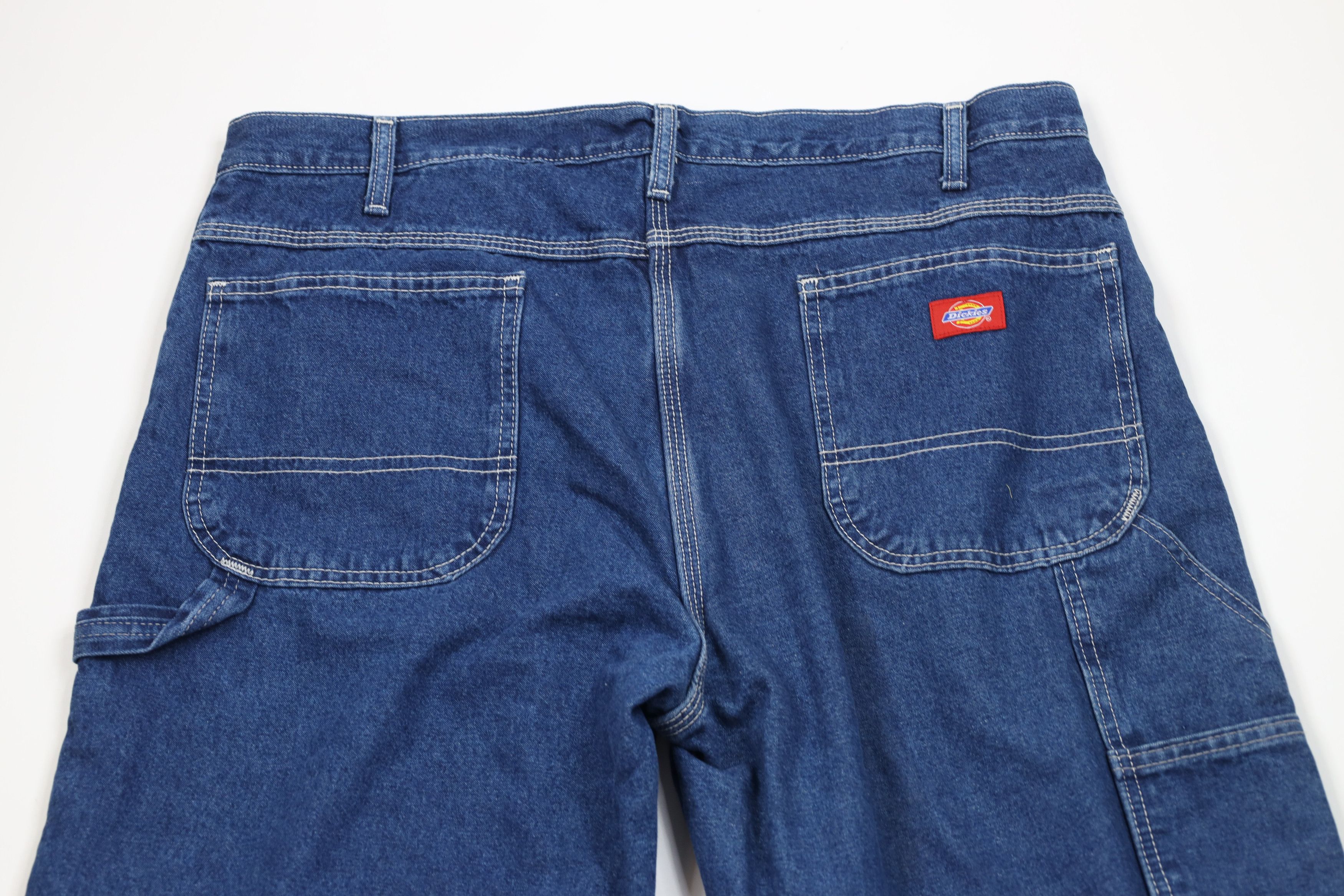 Dickies Vintage Dickies Fit Flannel Lined Wide Leg Dungaree Jeans Size US 38 / EU 54 - 12 Thumbnail