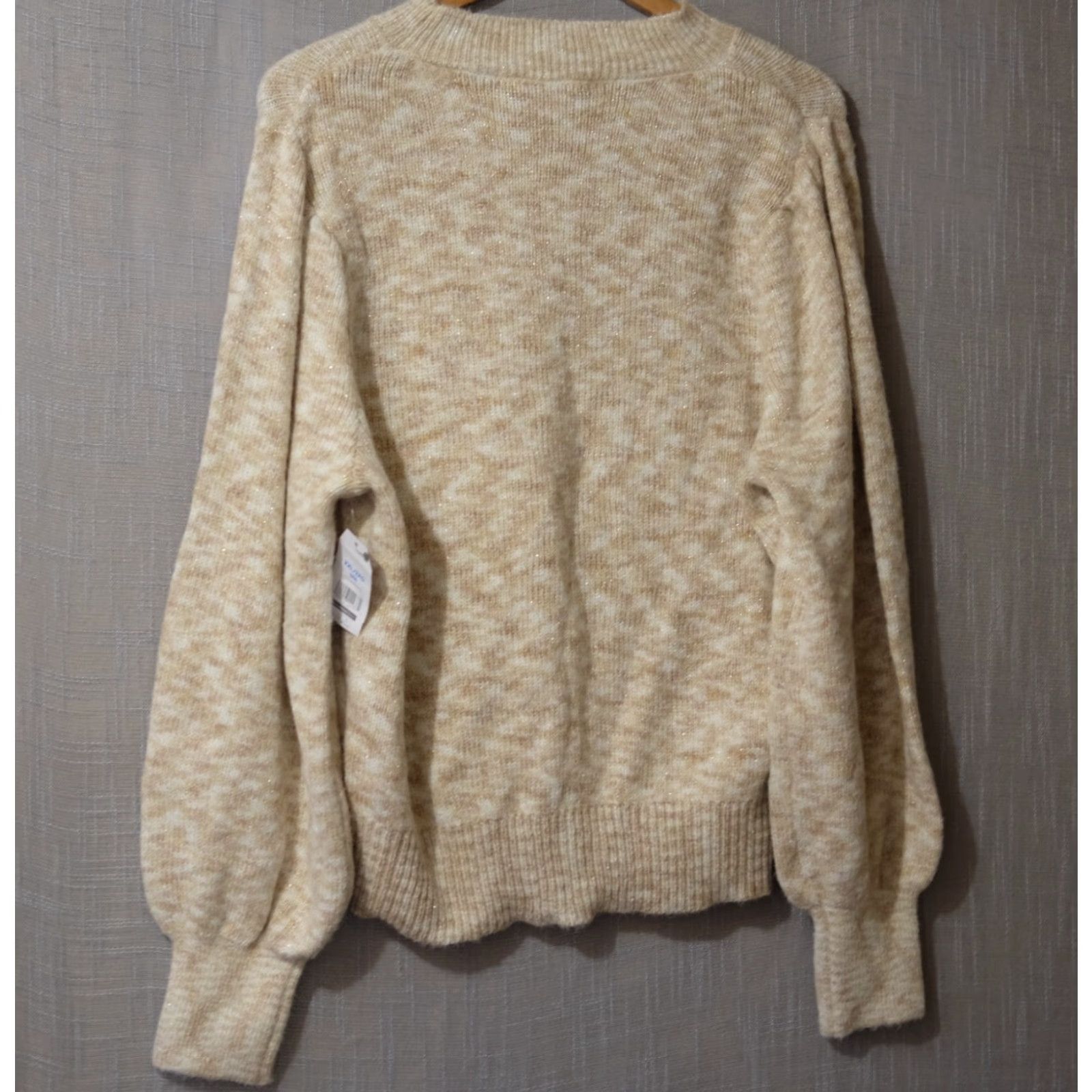 Vintage VINTAGE NWT Time and Tru Mock Neck Sweater Metallic Pullover Women's XXL (20) #A11-38 Size XXL / US 16-18 / IT 52-54 - 5 Thumbnail
