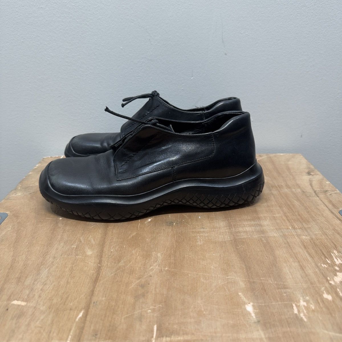 Prada Prada AW99 Archive Leather Low Boots Size US 8.5 / IT 38.5 - 4 Thumbnail