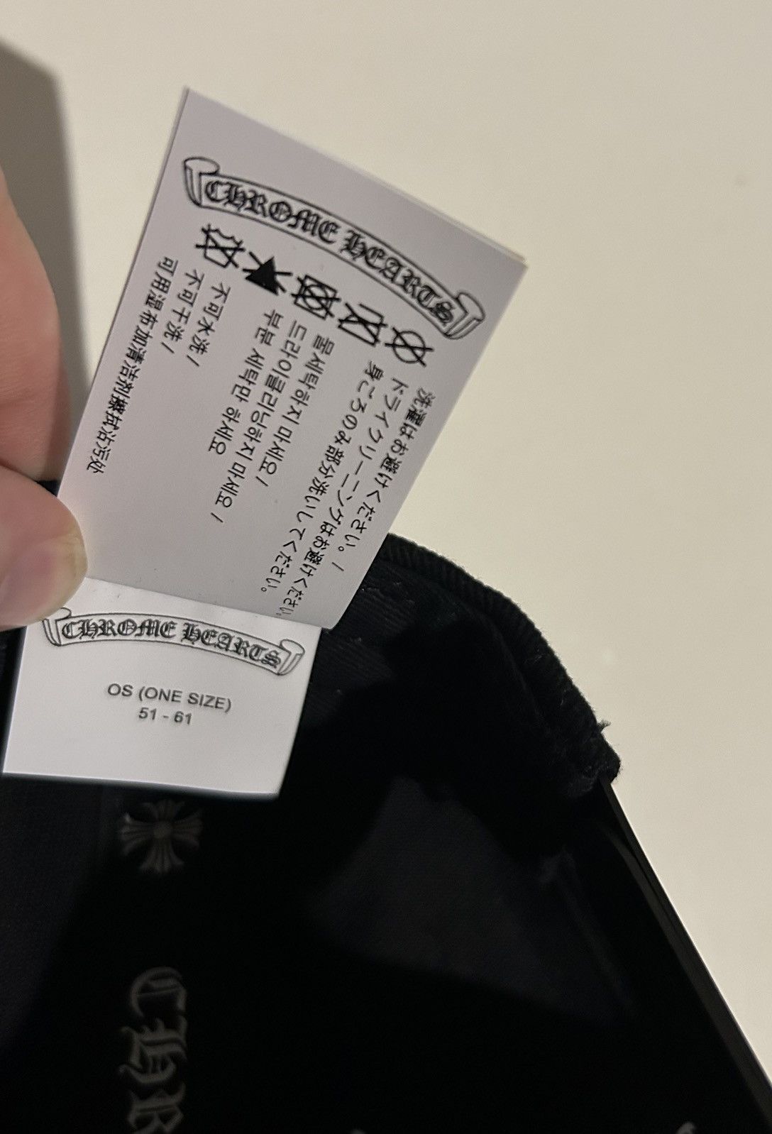 Chrome Hearts Chrome Hearts Horseshoe Denim Baseball Hat Black Size ONE SIZE - 7 Thumbnail
