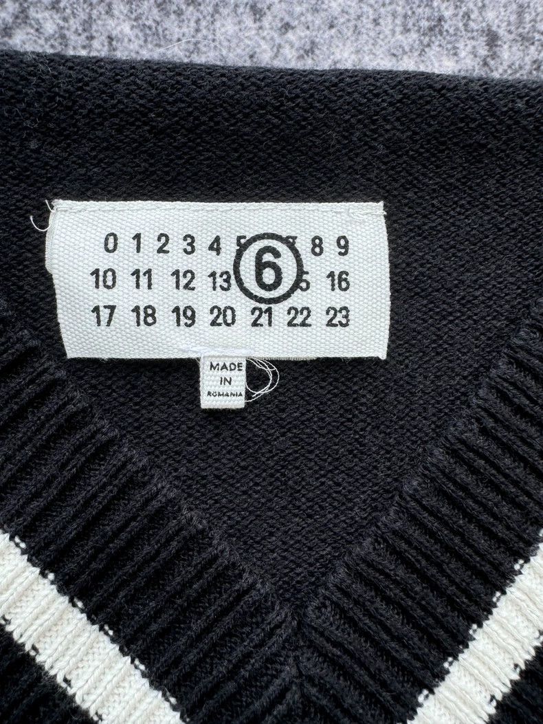 Maison Margiela Maison Margiela 25 styles of black letter knit vest dresse Size S / US 4 / IT 40 - 4 Thumbnail