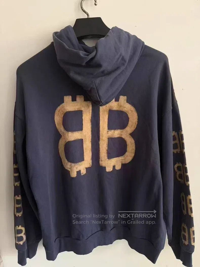 Balenciaga Balenciaga Bitcoin Print Hoodie Size US S / EU 44-46 / 1 - 2 Thumbnail