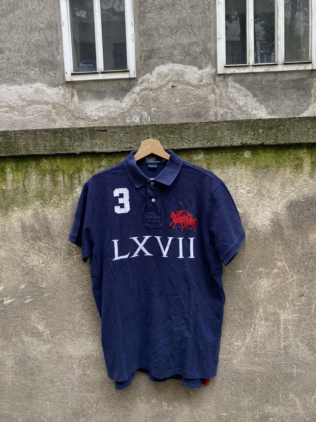 Polo Ralph Lauren × Vintage Vintage Polo Ralph Lauren Embroidered Logo Y2K Polo T-Shirt Size US L / EU 52-54 / 3 - 2 Thumbnail