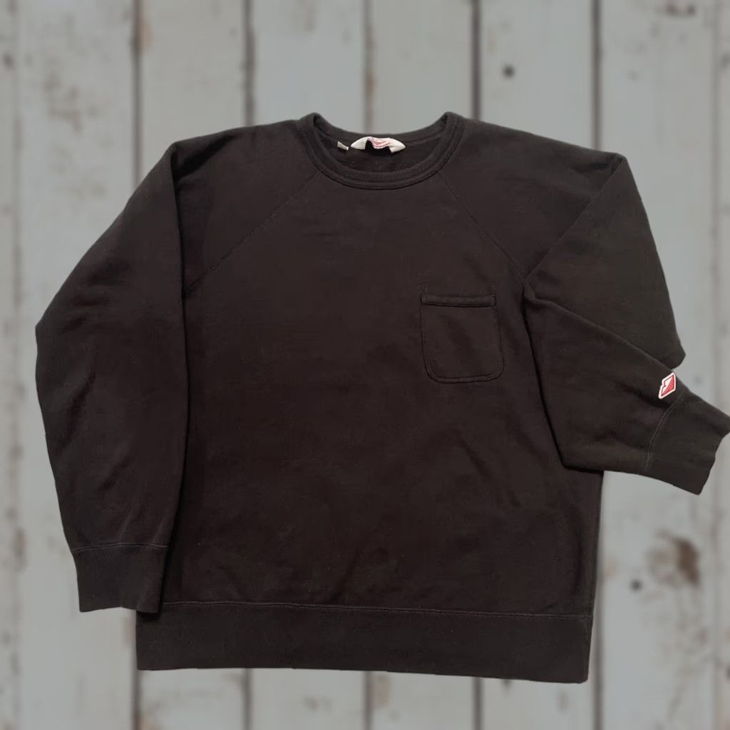Battenwear Battenwear Sweatshirt Reach Up Cotton Fleece Outdoor Camp Made In Canada XL Black Unisex Adults Pullover wool? Size US XL / EU 56 / 4 - 1 Thumbnail