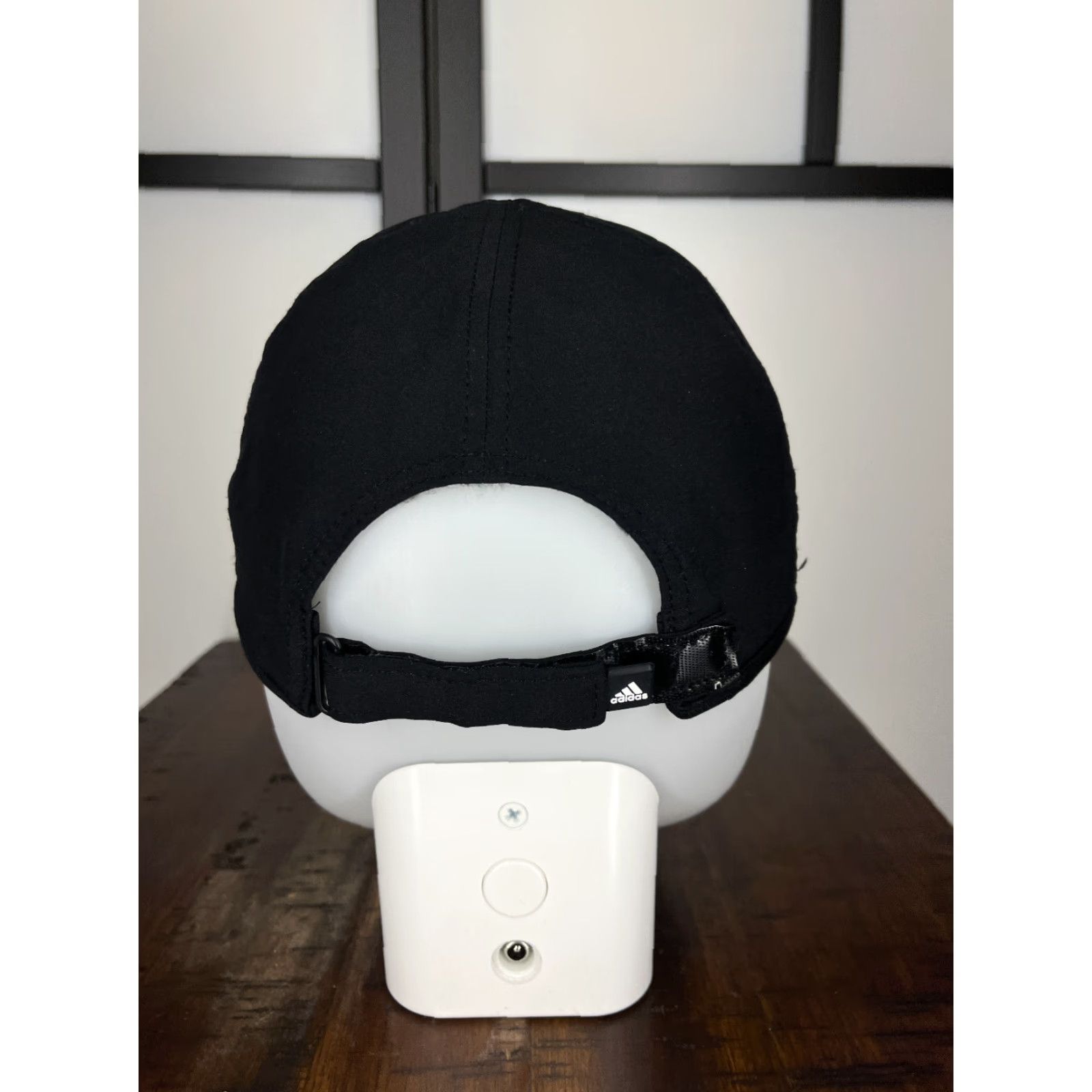 Adidas ADIDAS Hat Baseball Cap Strap Back One Size Black Poly Spandex Climalite Outdoor Sports Logo Mens Size ONE SIZE - 6 Thumbnail
