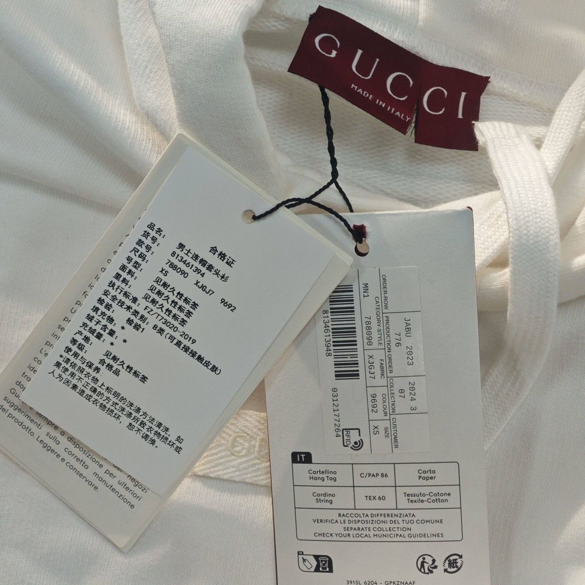 Gucci Gucci Off-White 'Gucci Firenze 1921' Hoodie Size US XS / EU 42 / 0 - 4 Thumbnail