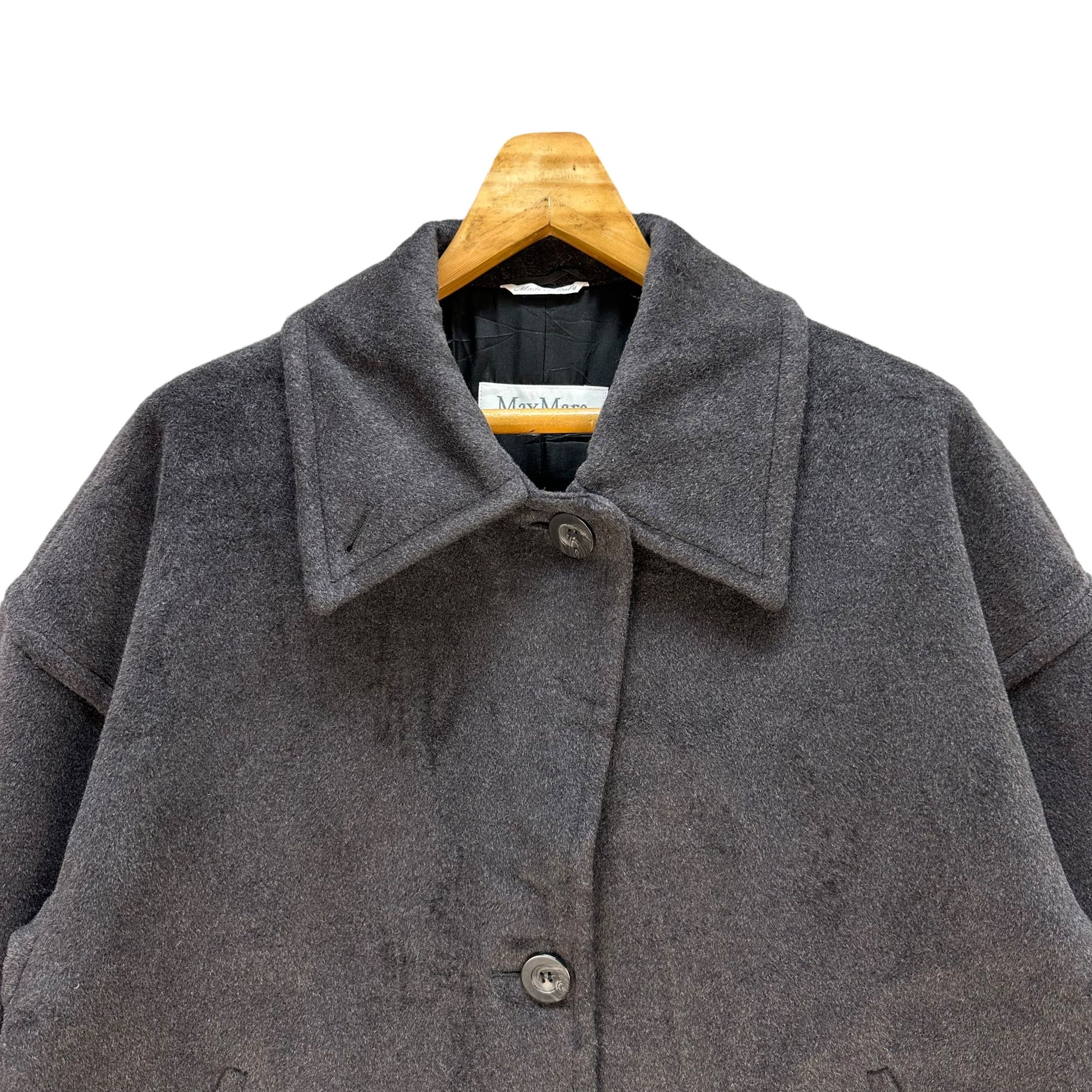 Max Mara MAXMARA Oversized A-Line Wool Coat Jacket #A71-1728 Size M / US 6-8 / IT 42-44 - 2 Thumbnail