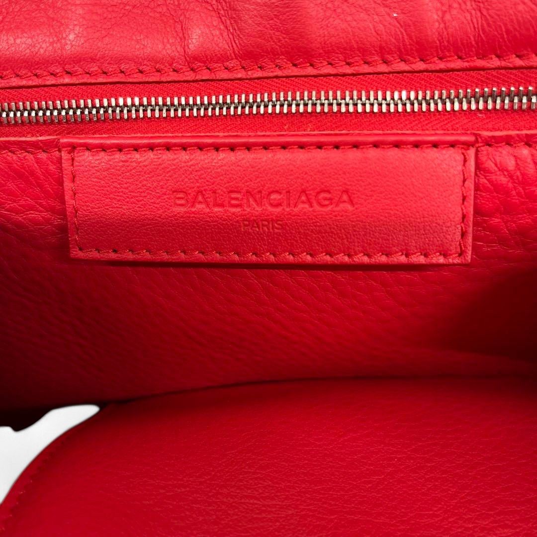 Balenciaga Balenciaga - Shoulder Bag Red Leather Handbag Size ONE SIZE - 2 Thumbnail