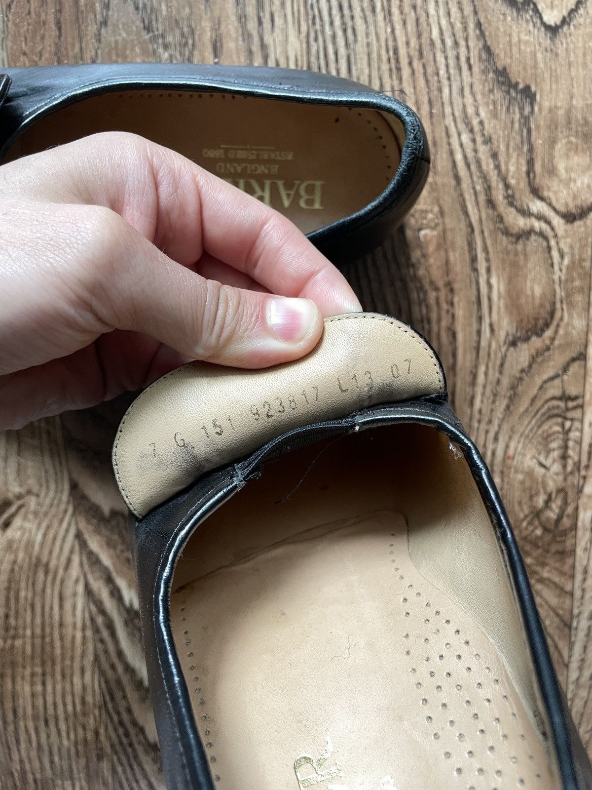 Barker Barker men’s leather loafers shoes size UK 7 Size US 8.5 / EU 41-42 - 7 Thumbnail