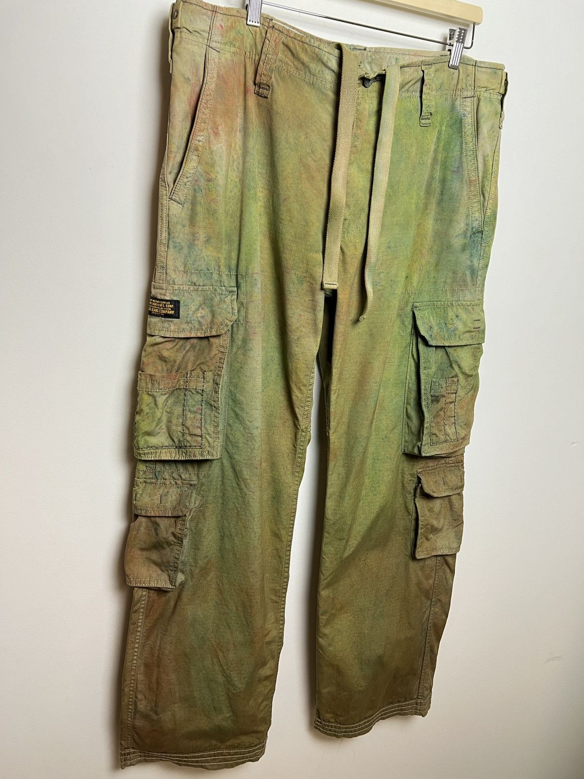 Polo Ralph Lauren ralph lauren tie dye cargo camo multipocket army pants Size US 36 / EU 52 - 7 Thumbnail