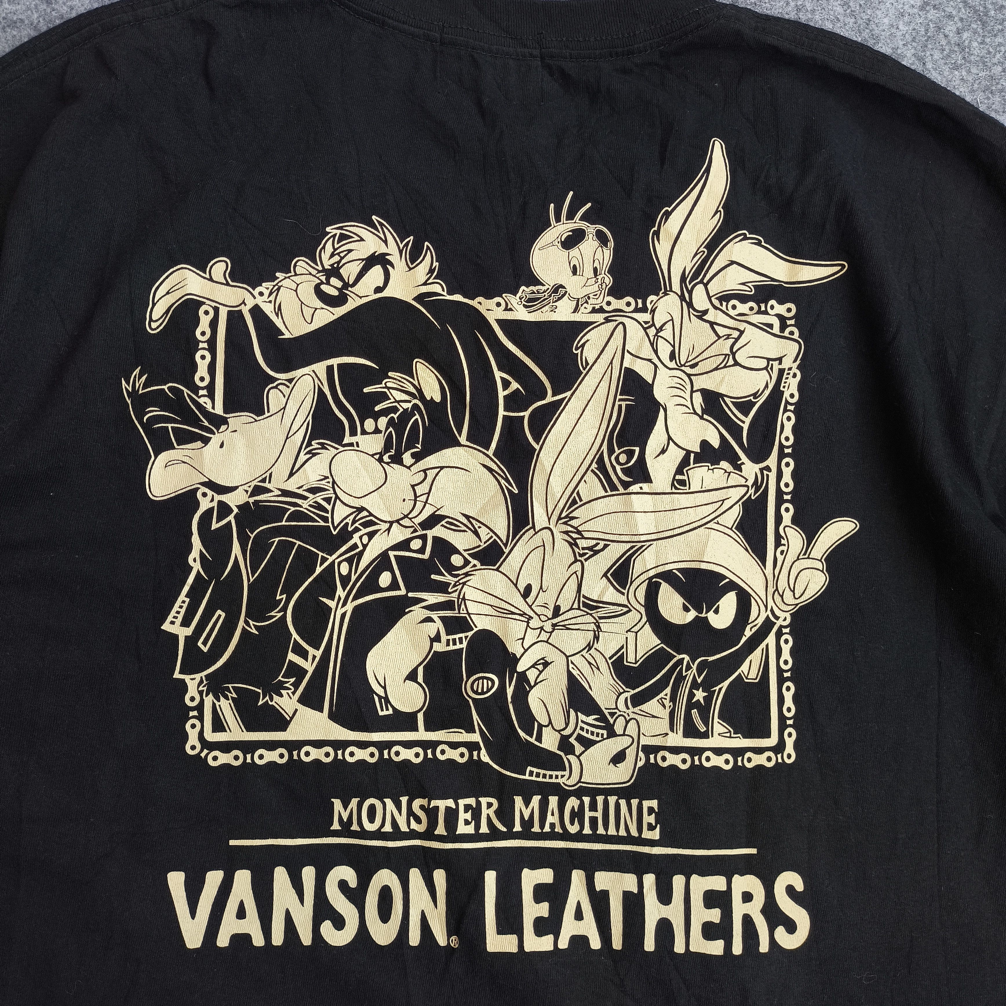 Vanson Leathers vanson looney tunes tshirt sz tag xl Size US L / EU 52-54 / 3 - 2 Thumbnail