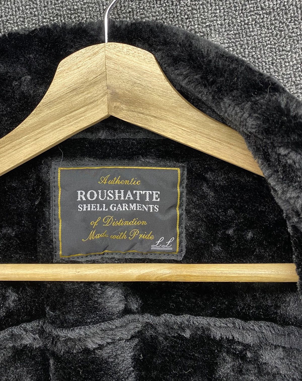 If Six Was Nine Vintage ROUSHATTE Shell Garments B3 Sherling Jacket Size US L / EU 52-54 / 3 - 8 Thumbnail