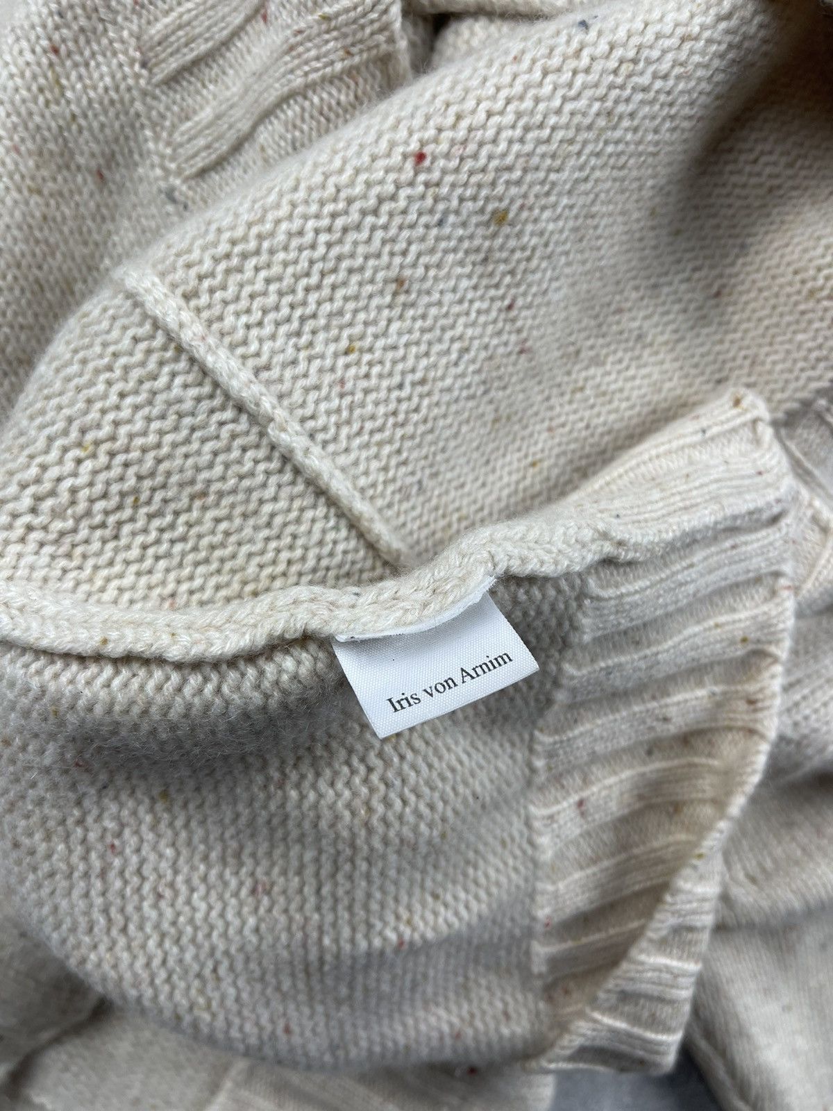 Iris von Arnim Iris von Arnim Cashmere Knit Cardigan Beige Button Longline Size M / US 6-8 / IT 42-44 - 13 Thumbnail