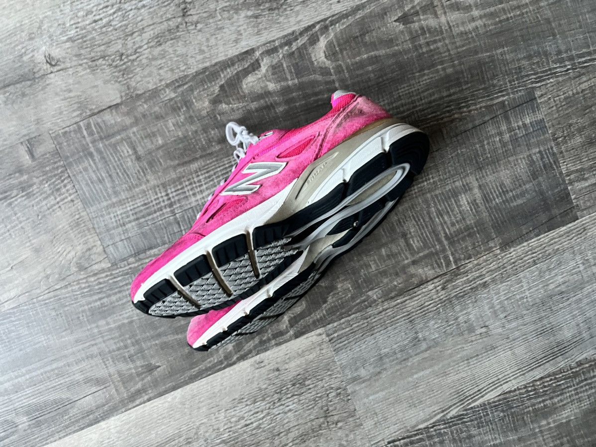New Balance × Vintage NEW BALANCE • 990V4 "2018 Pink Ribbon" (12M) Size US 12 / EU 45 - 21 Thumbnail