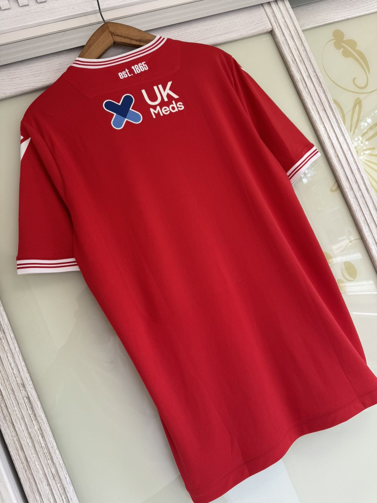 Macron Nottingham Forest 2020-2021 Home Soccer Jersey Football Kit Size US XL / EU 56 / 4 - 9 Thumbnail