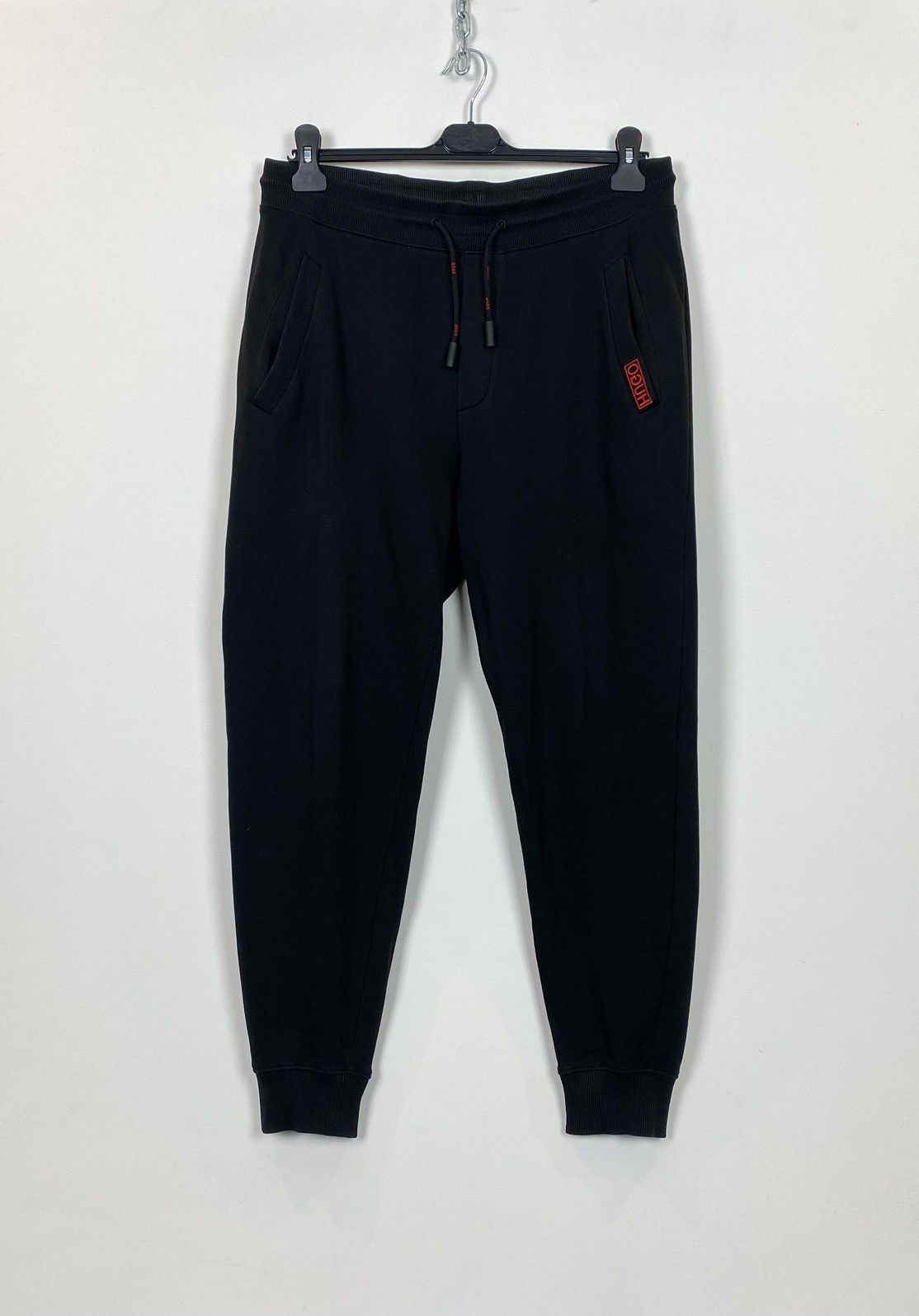 Hugo Hugo Boss Men’s Fleece Cotton Pants Joggers Black Size M Top Size US 34 / EU 50 - 1 Thumbnail