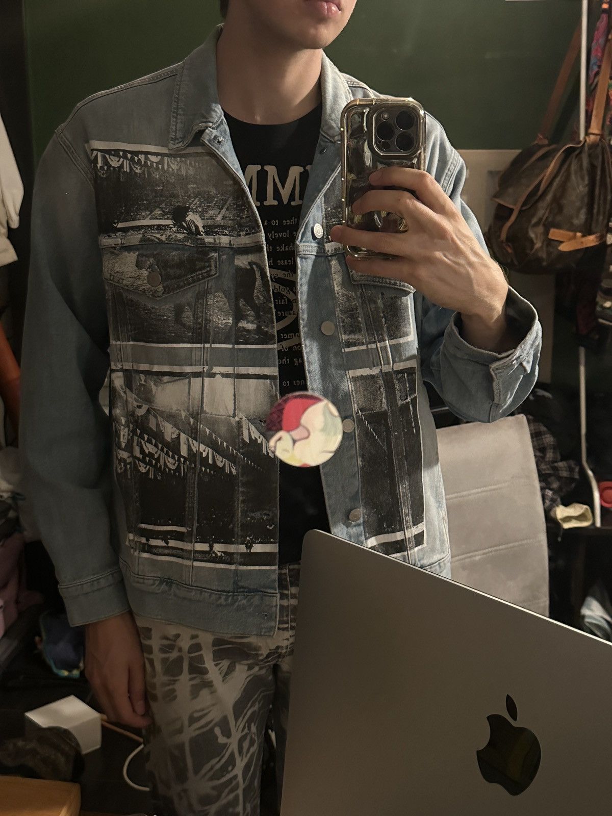 Andy Warhol Andy Warhol x Calvin Klein Grail Art Denim Jacket Size US XL / EU 56 / 4 - 8 Thumbnail