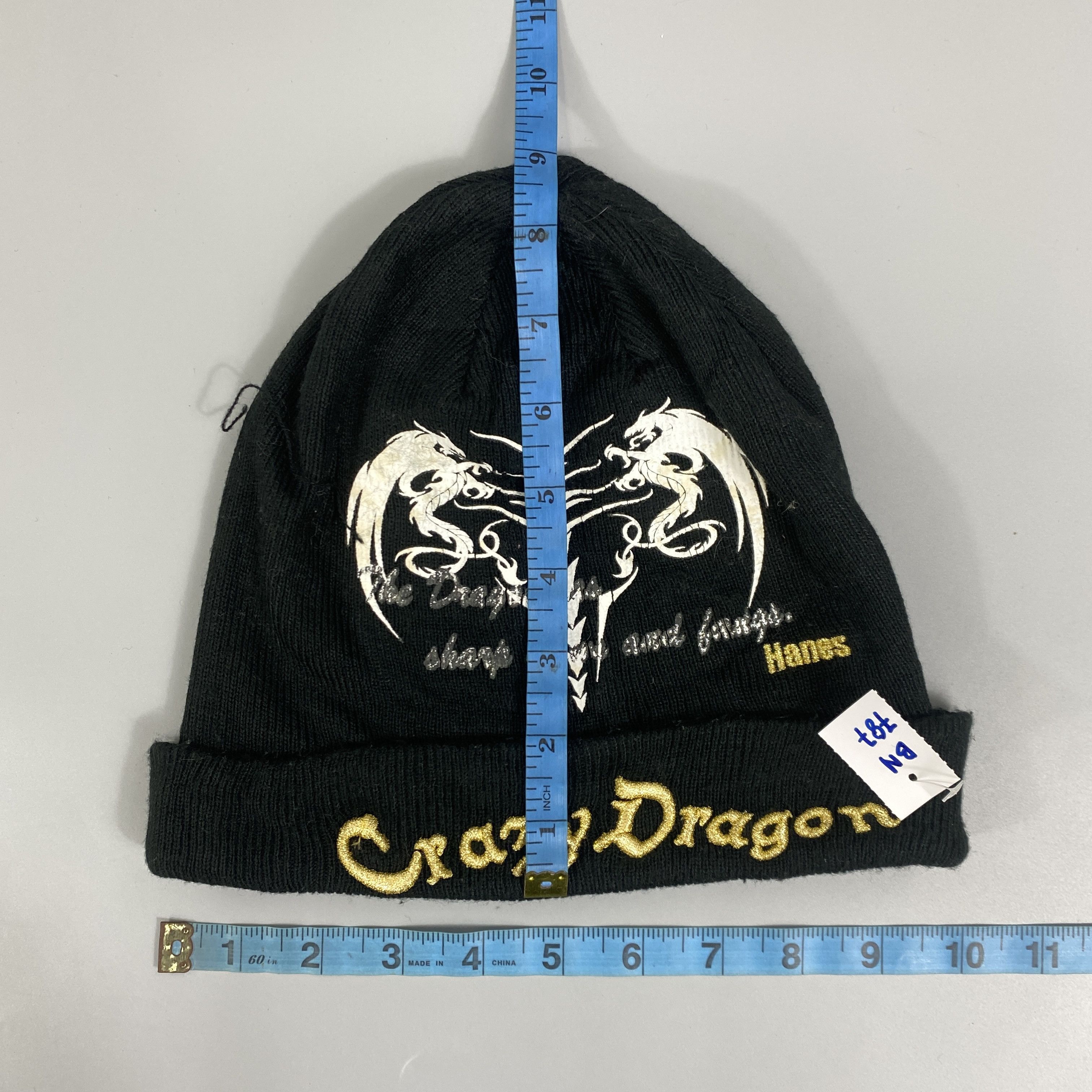 Hanes Crazy Dragon Beanie -BN787 Size ONE SIZE - 6 Thumbnail
